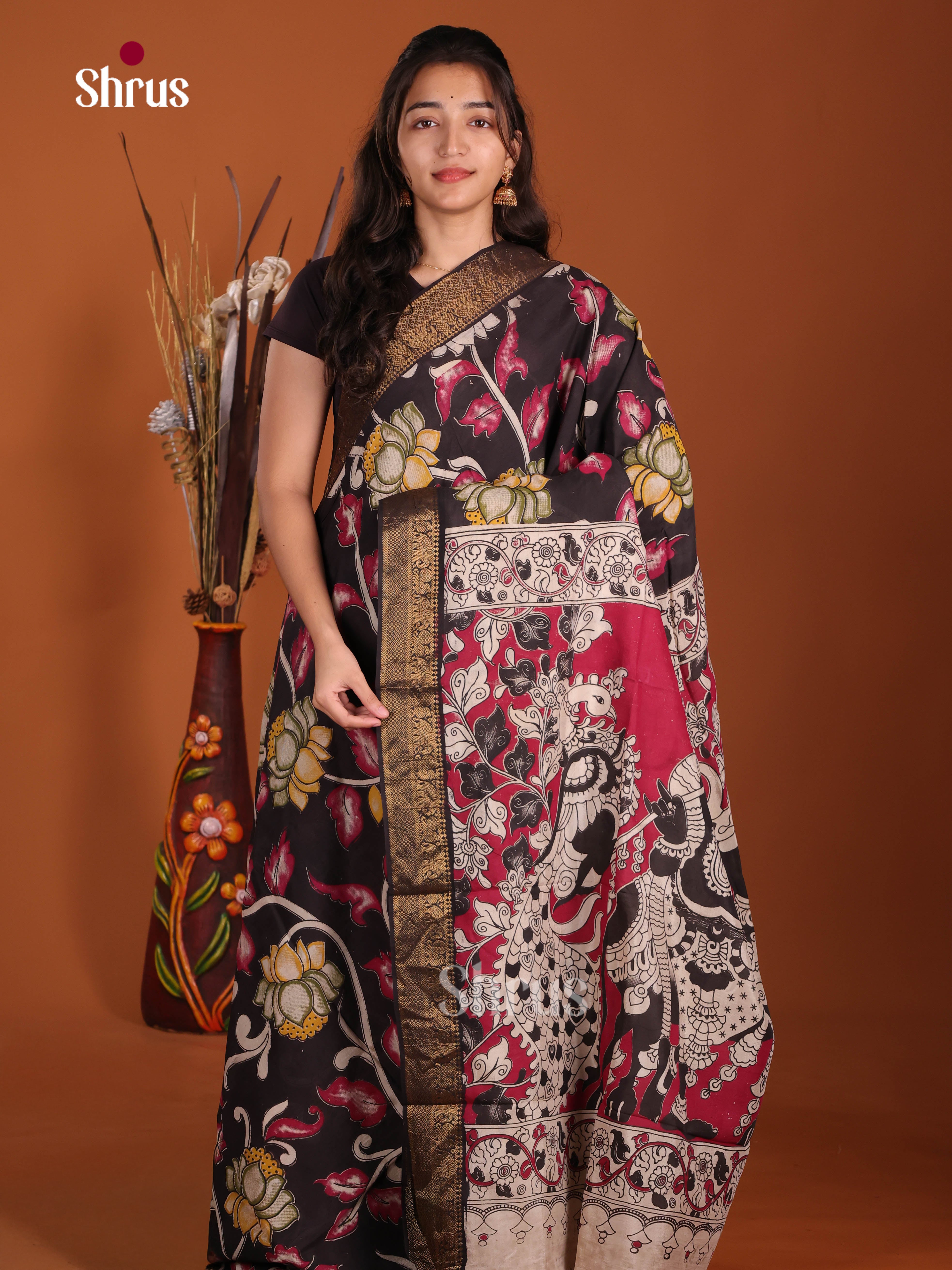 DJS17102 - chennur-kalamkari Saree