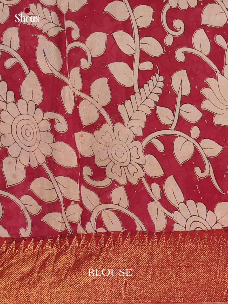 DJS17111 - chennur-kalamkari Saree - Shop on Shrus.com