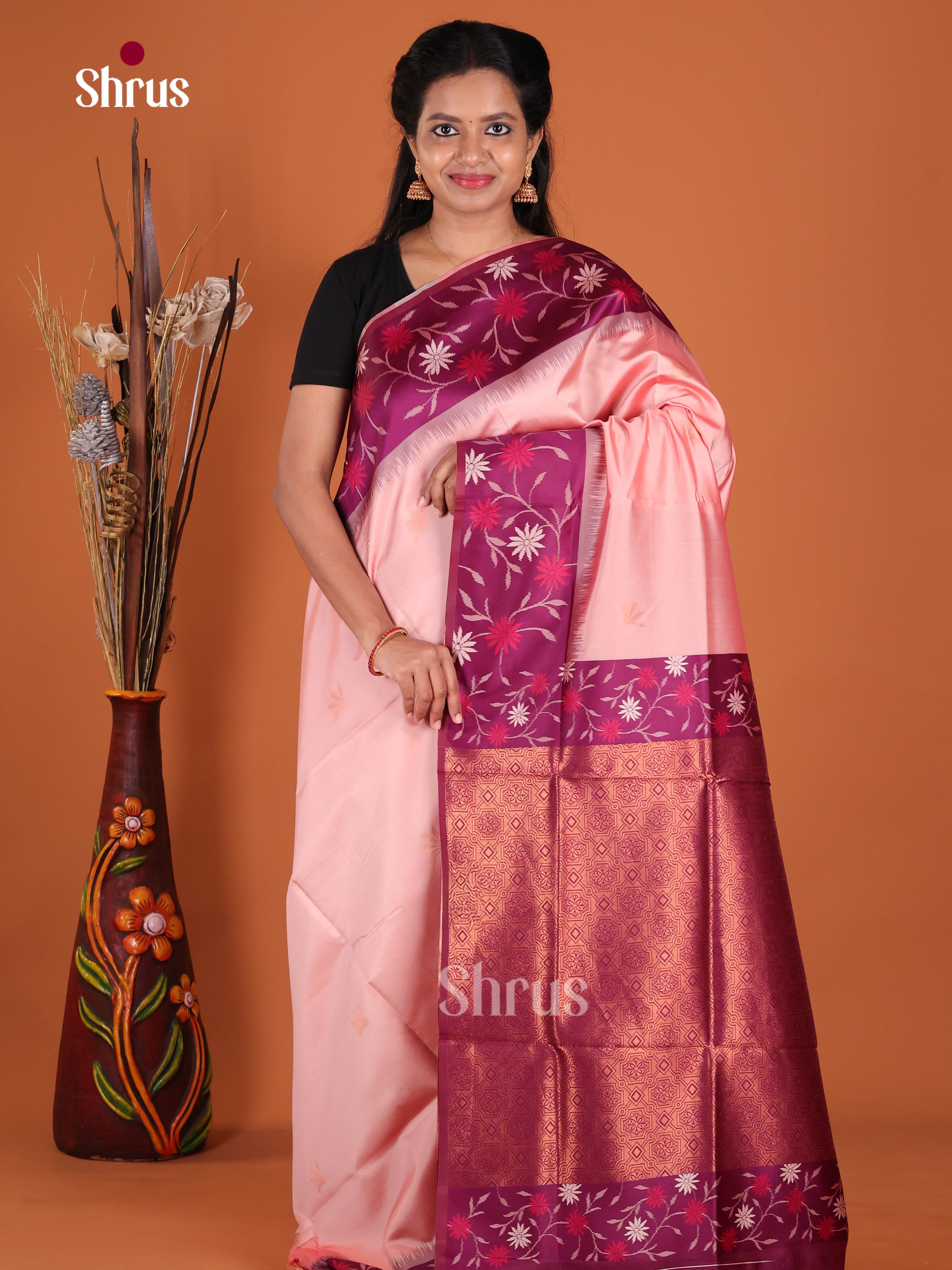 DJS17132 - Semi Softsilk Saree