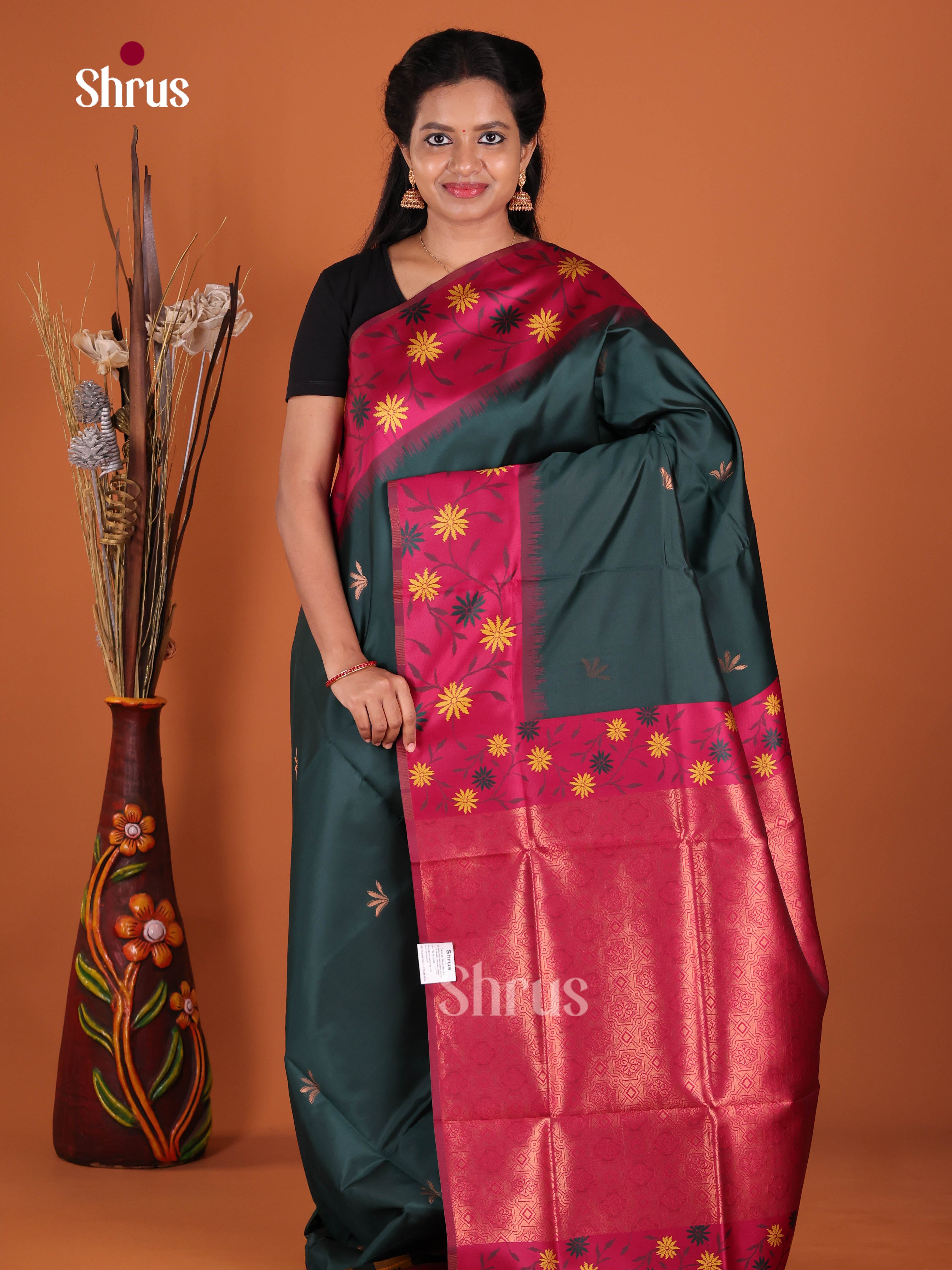 DJS17140 - Semi Softsilk Saree