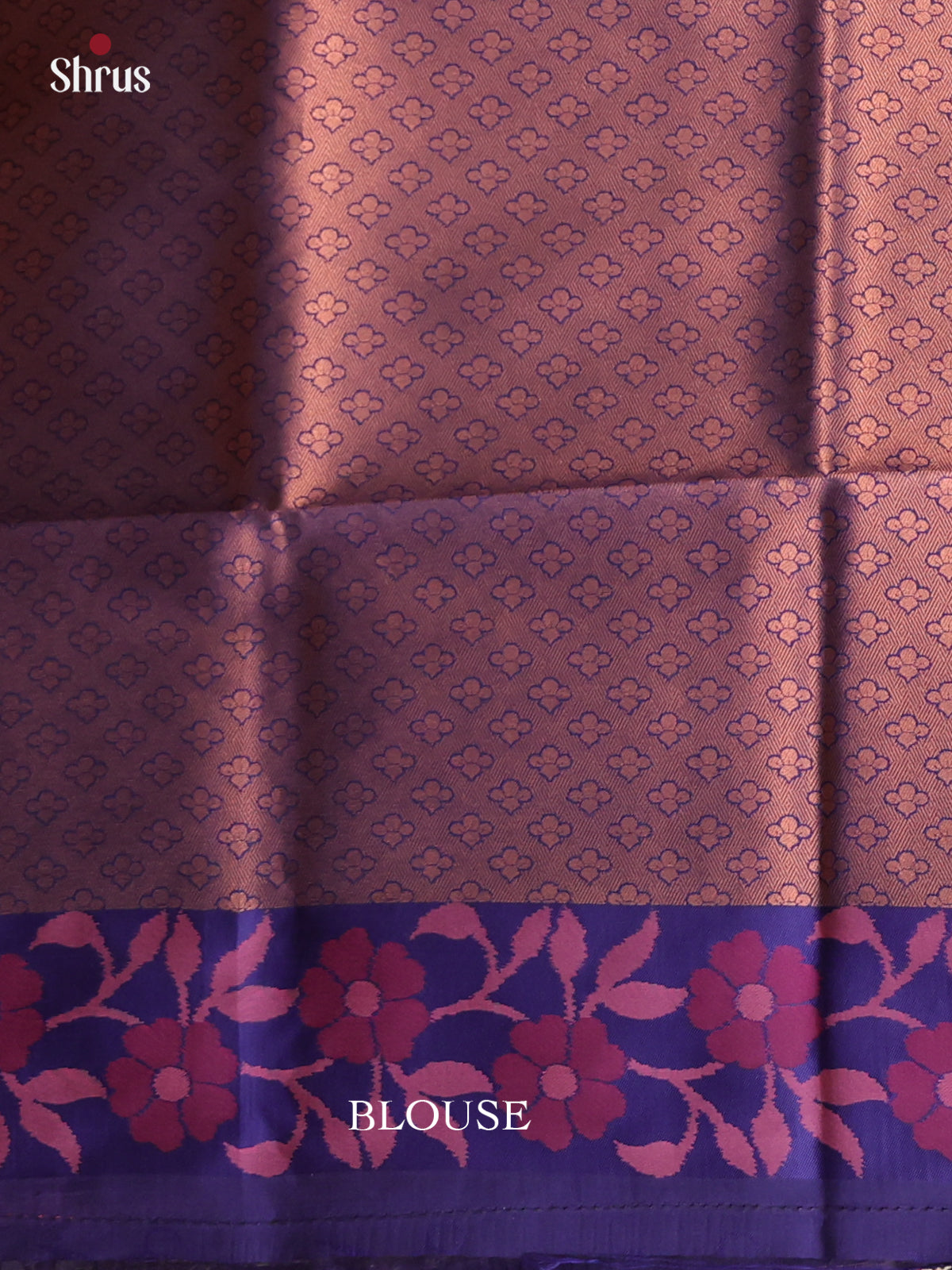 Pink & Blue - Semi Softsilk Saree