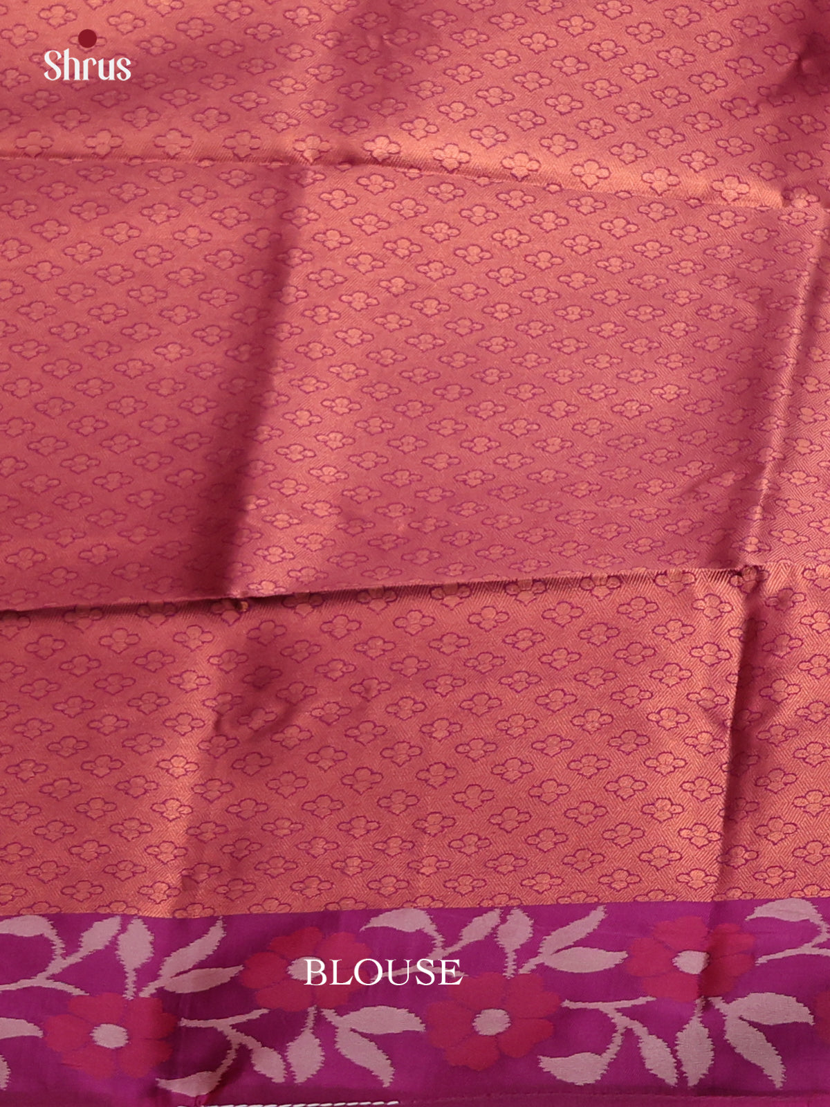 Pink & Purple- Semi Softsilk Saree