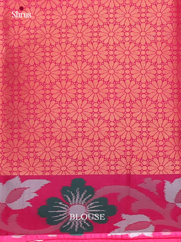 Lavender & Pink - Semi Softsilk Saree