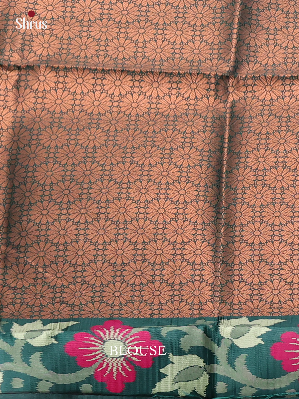 Pastel Green & Green- Semi Softsilk Saree