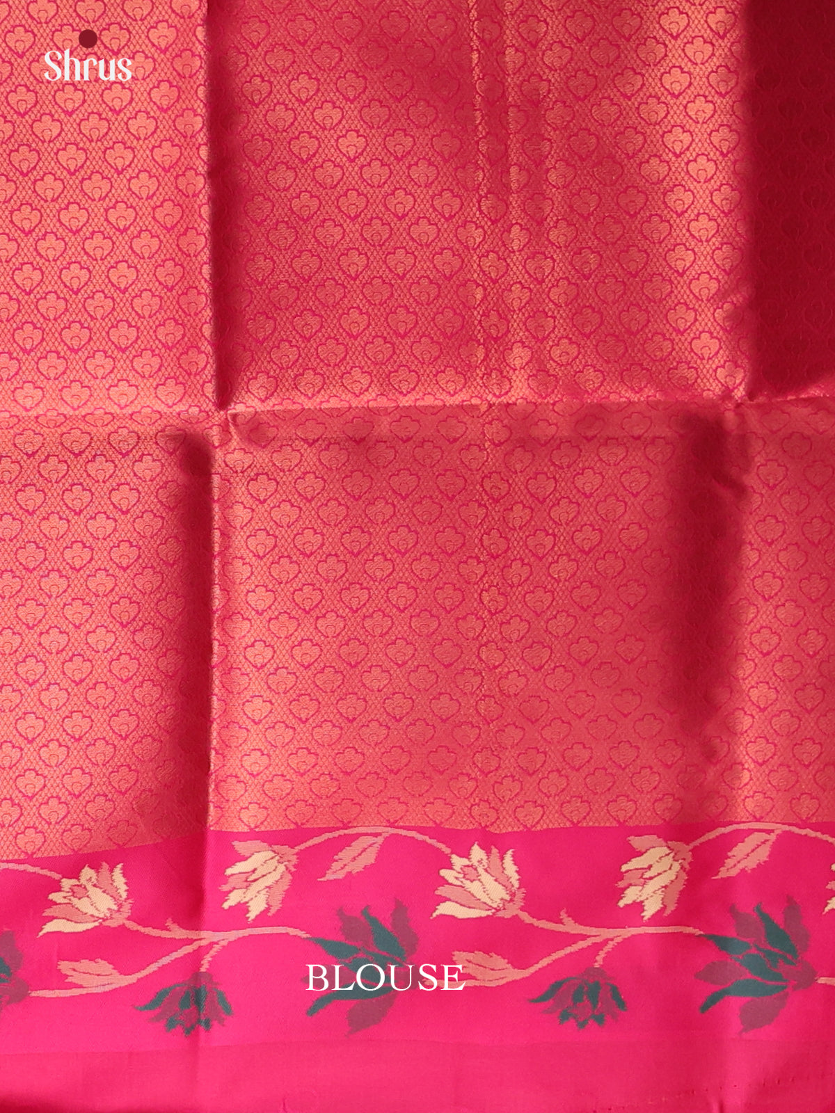Peach & Pink - Semi Softsilk Saree