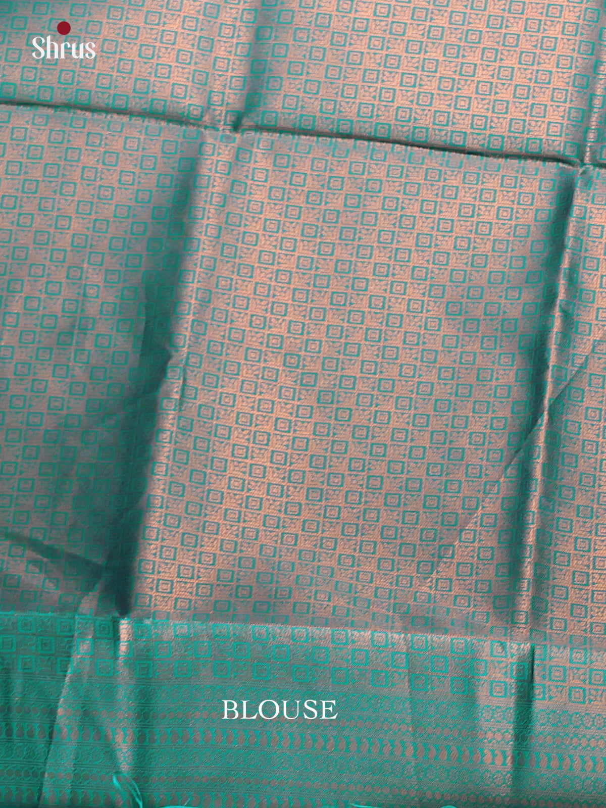 Lavender & Teal  - Semi Softsilk Saree