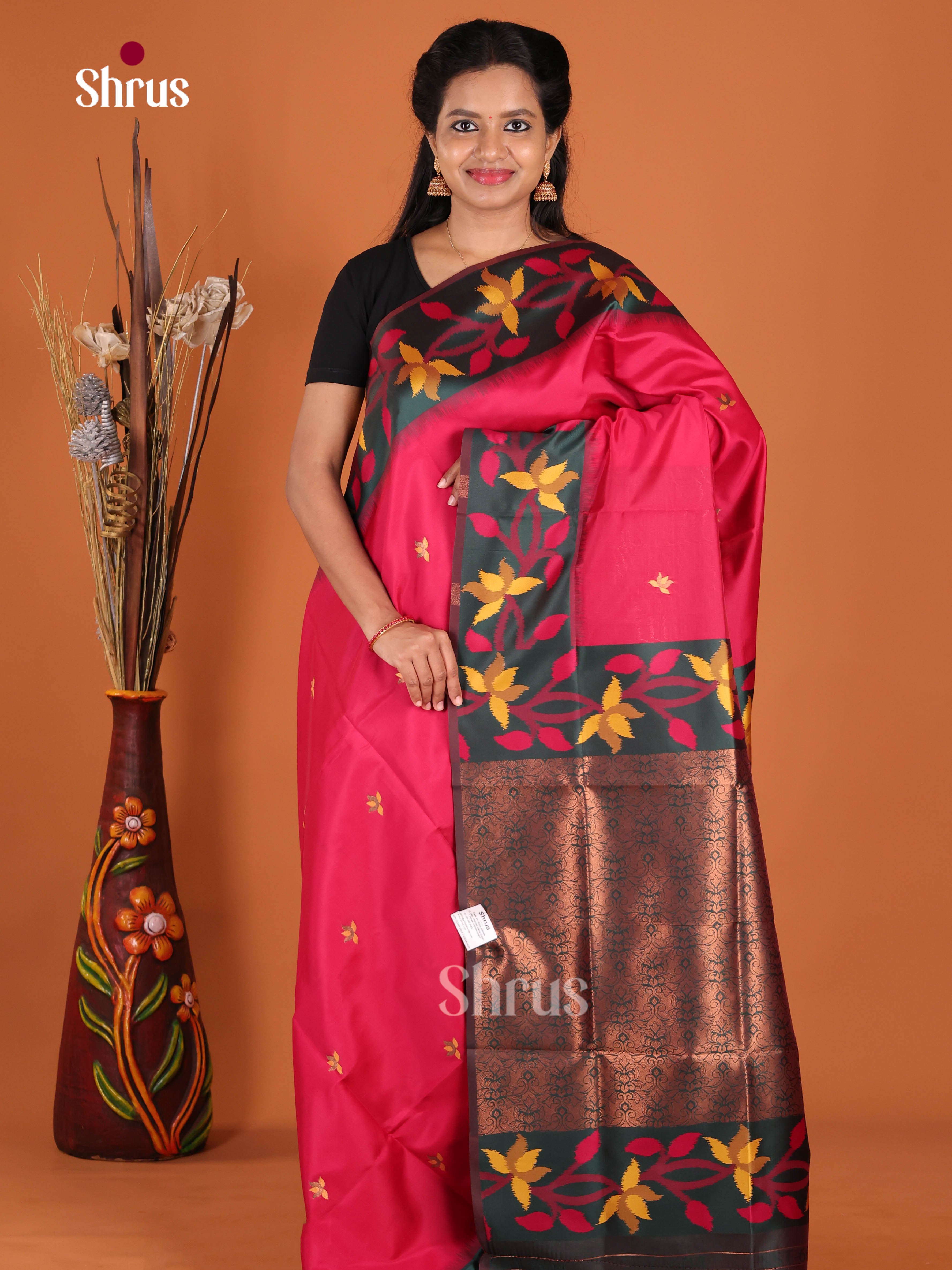 DJS17233 - Semi Softsilk Saree