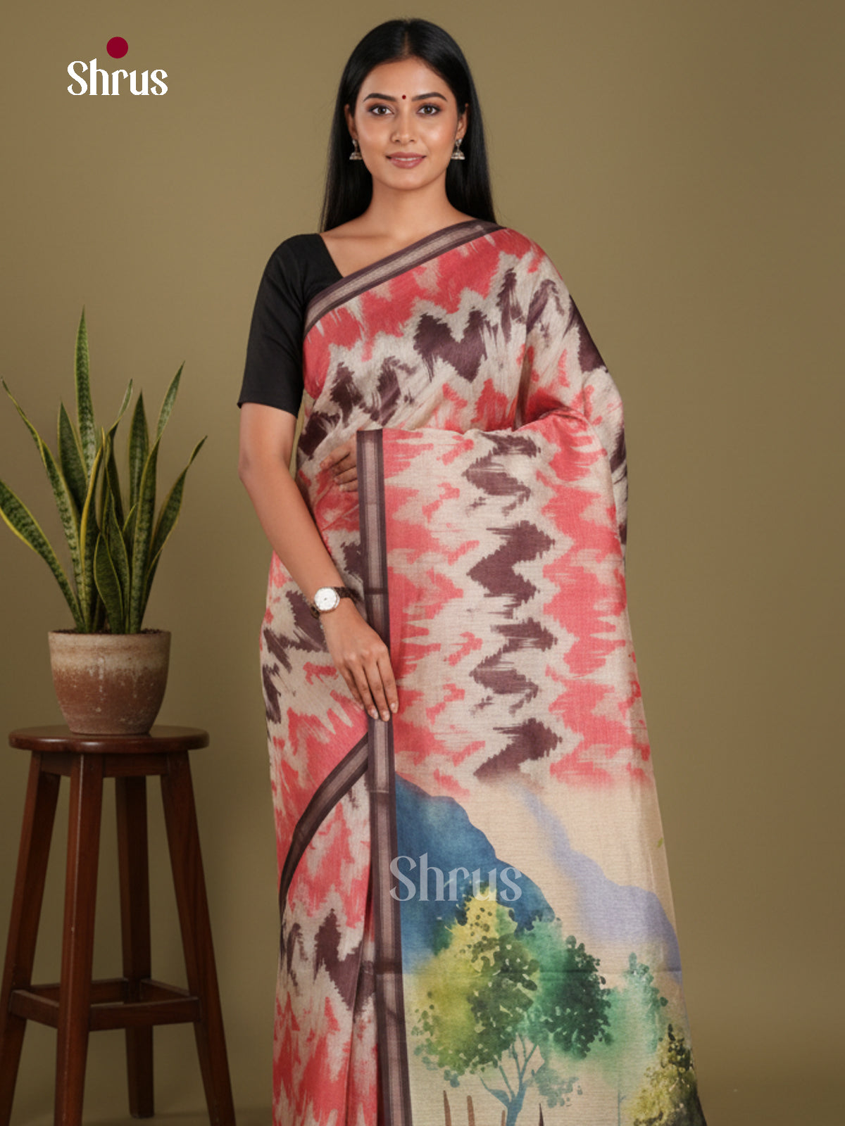DJS17245 - Semi Chanderi Saree