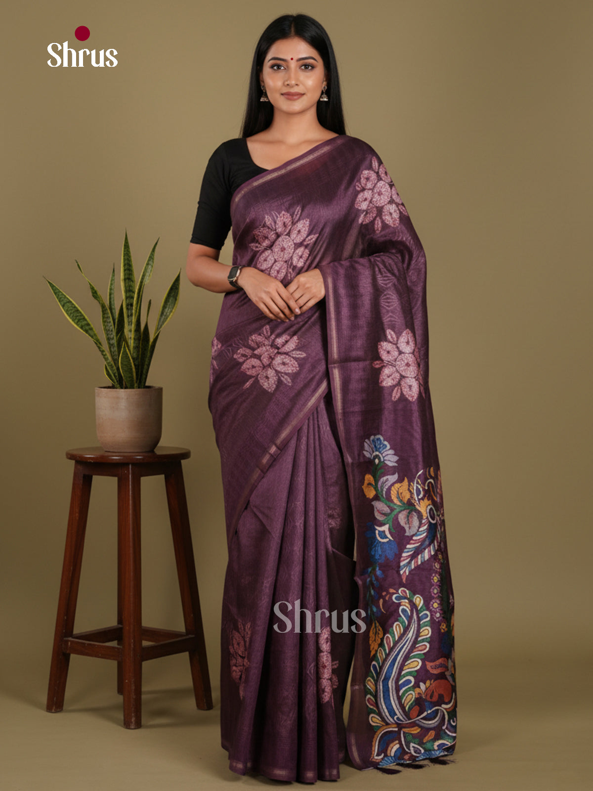 DJS17274 - Semi Chanderi Saree