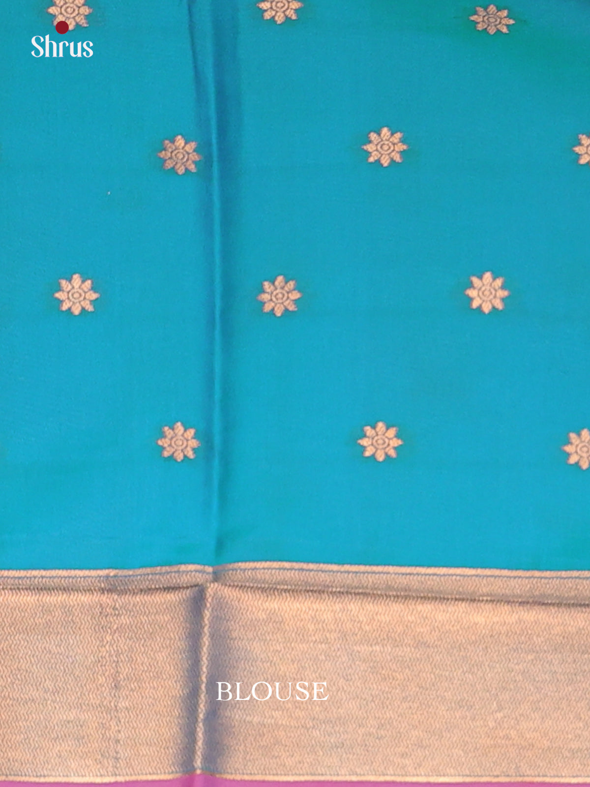 Purple & Blue- Semi Softsilk Saree