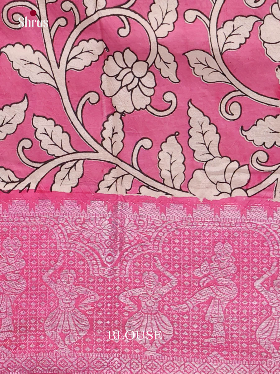 Black & Pink- Mangalagiri silkcotton Saree