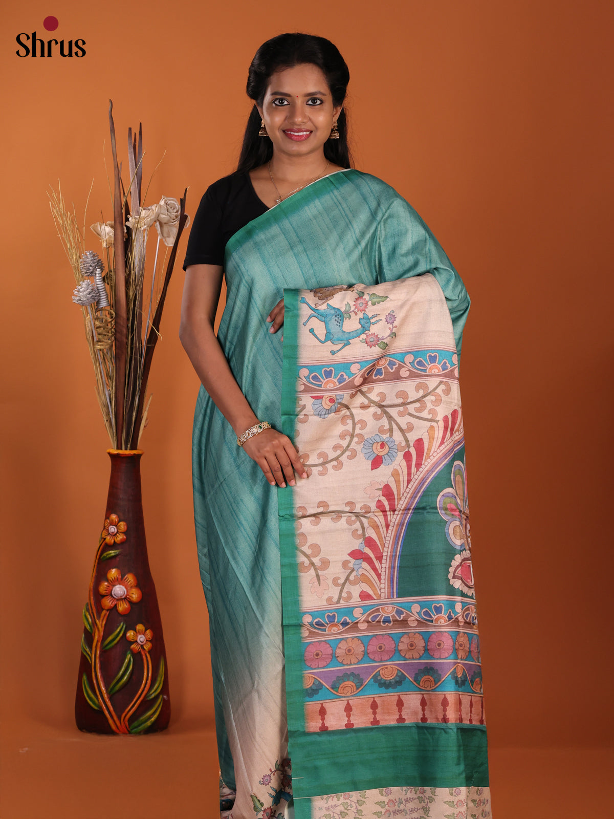 DJS18094 - Butter silk Saree