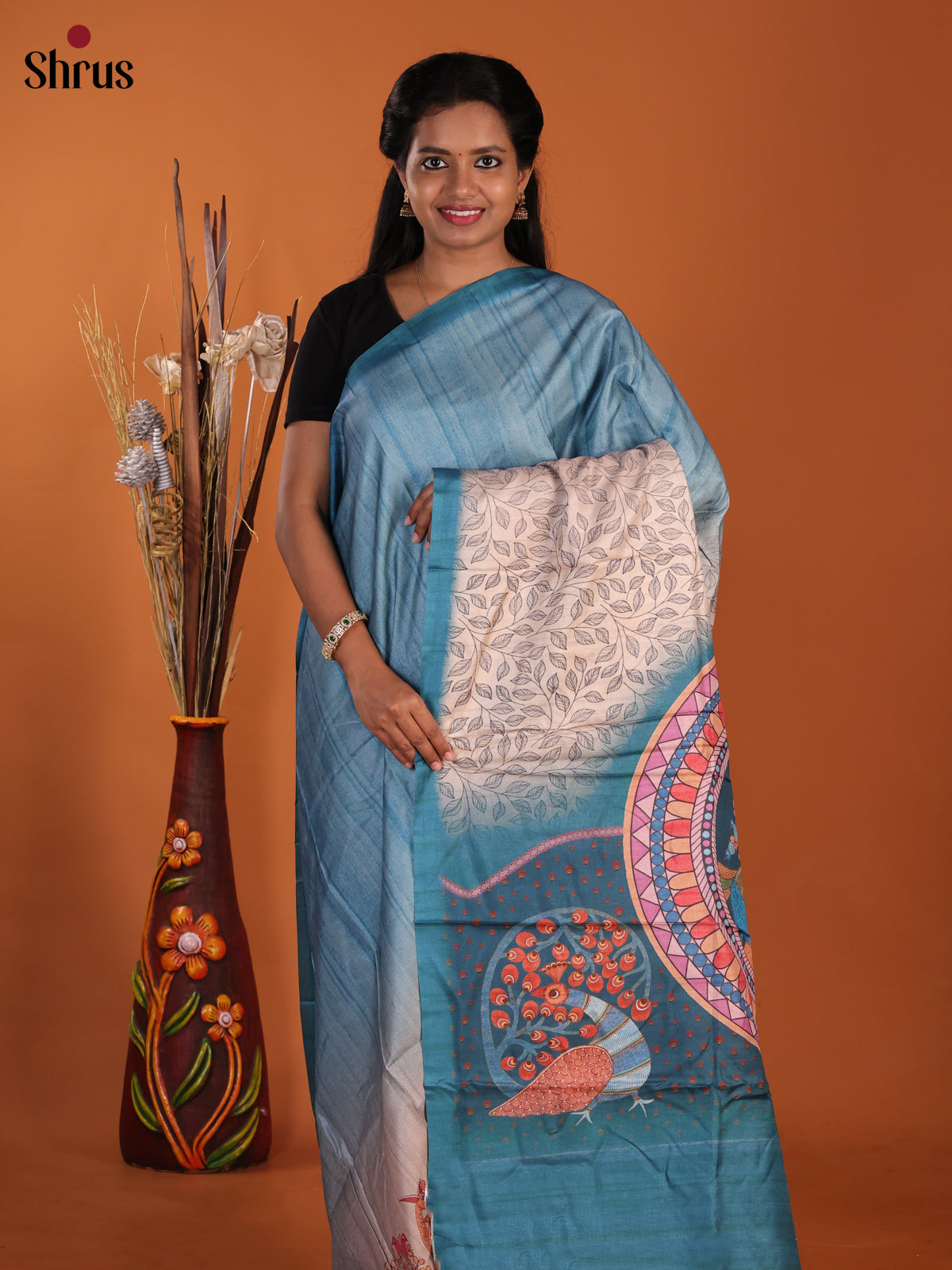 DJS18099 - Butter silk Saree