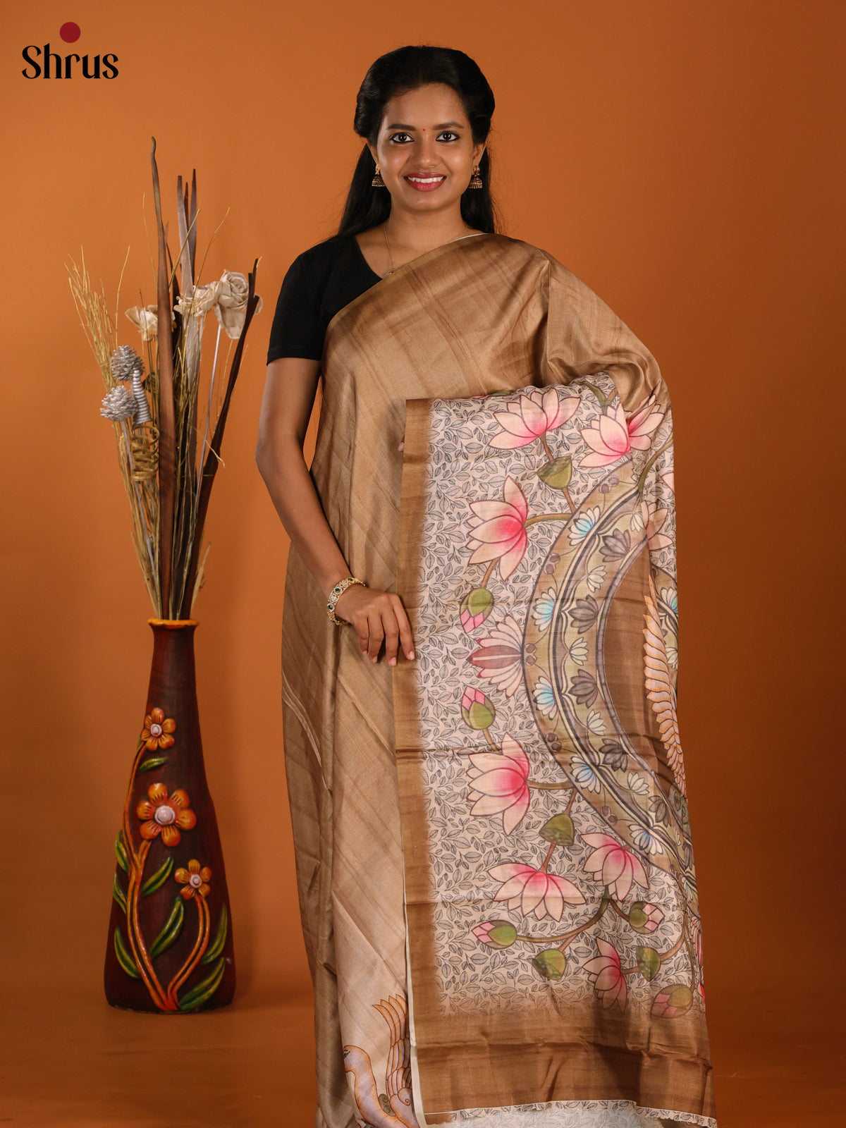 DJS18102 - Butter silk Saree