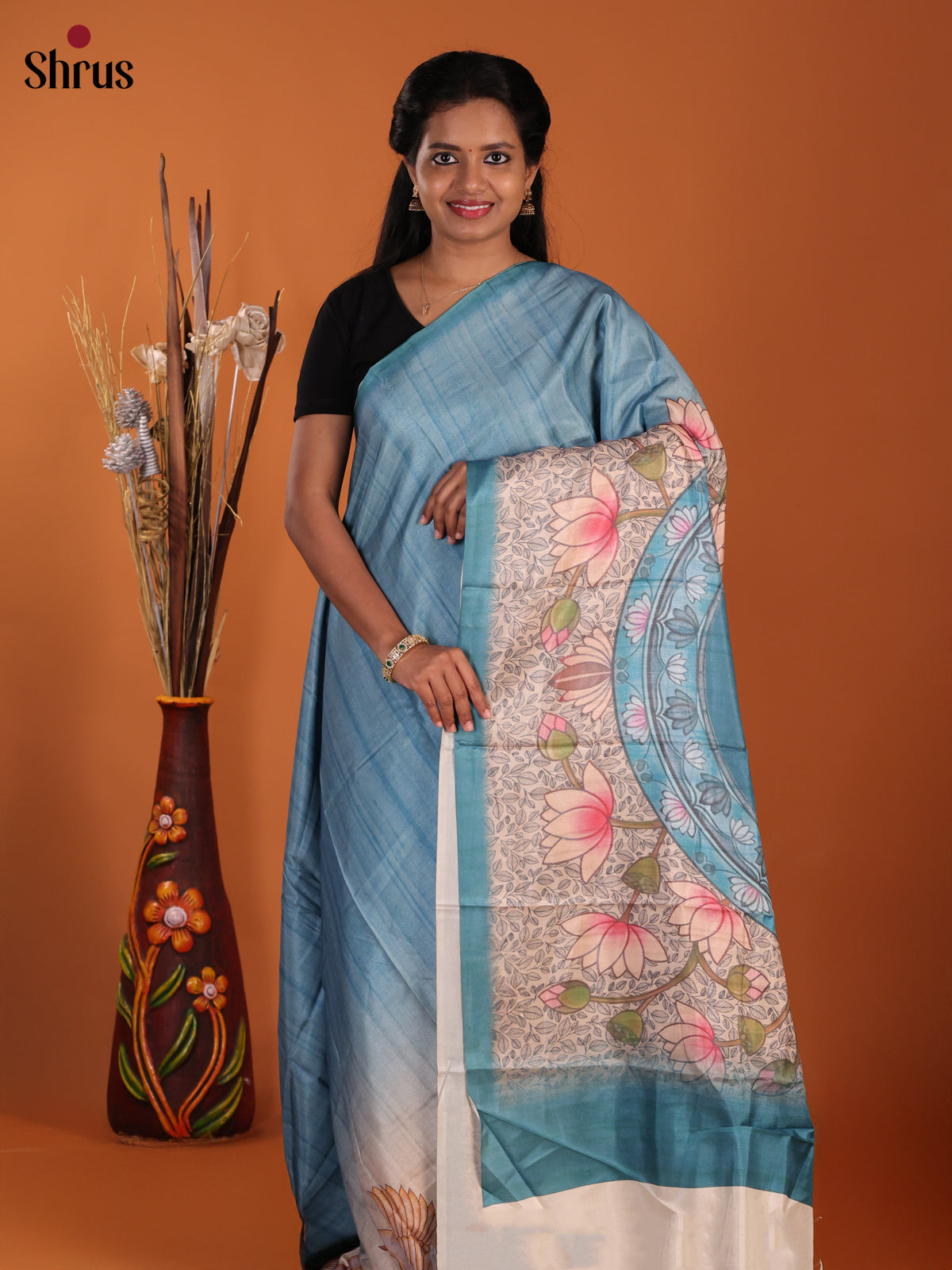DJS18104 - Butter silk Saree