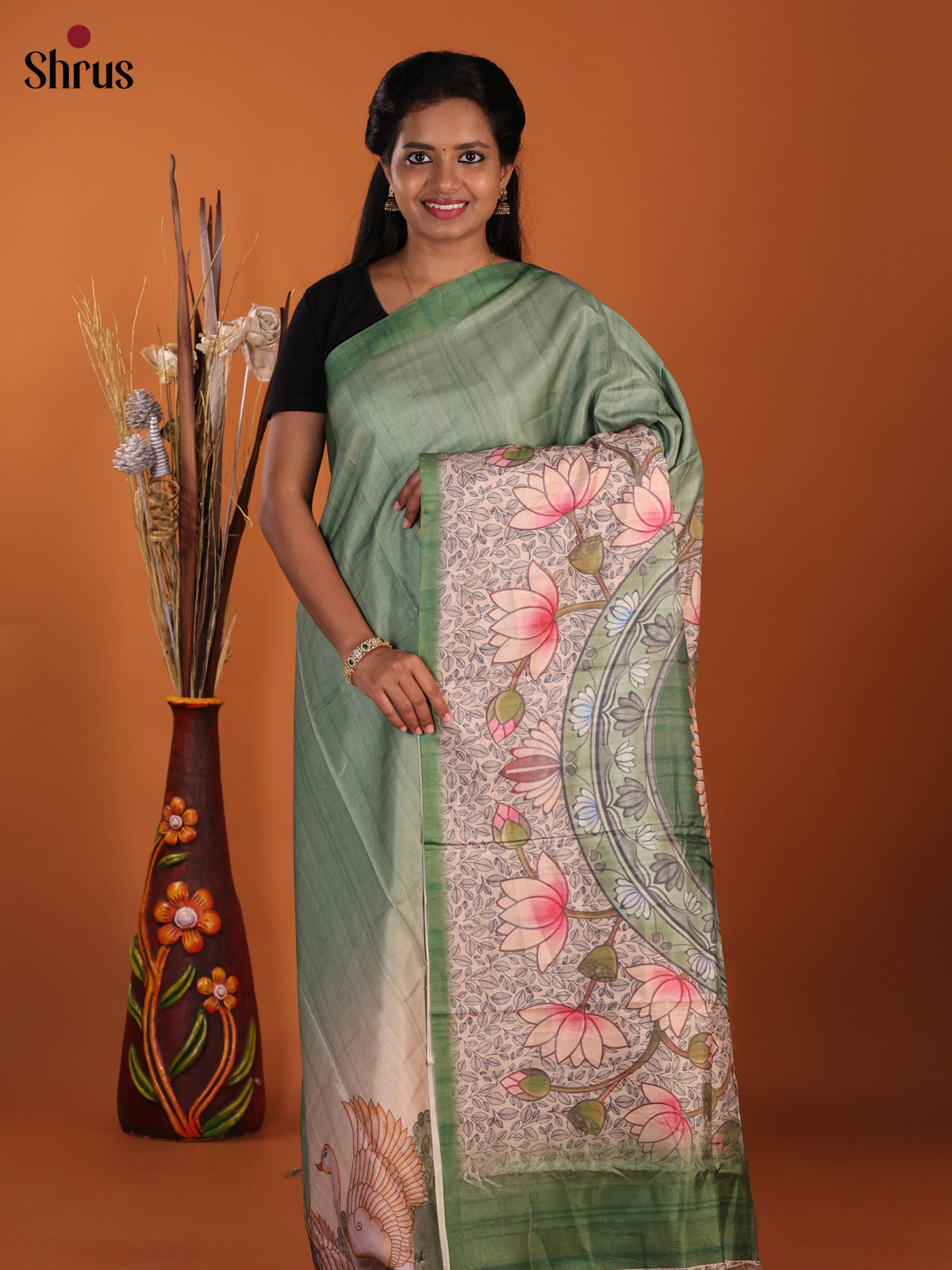 DJS18105 - Butter silk Saree