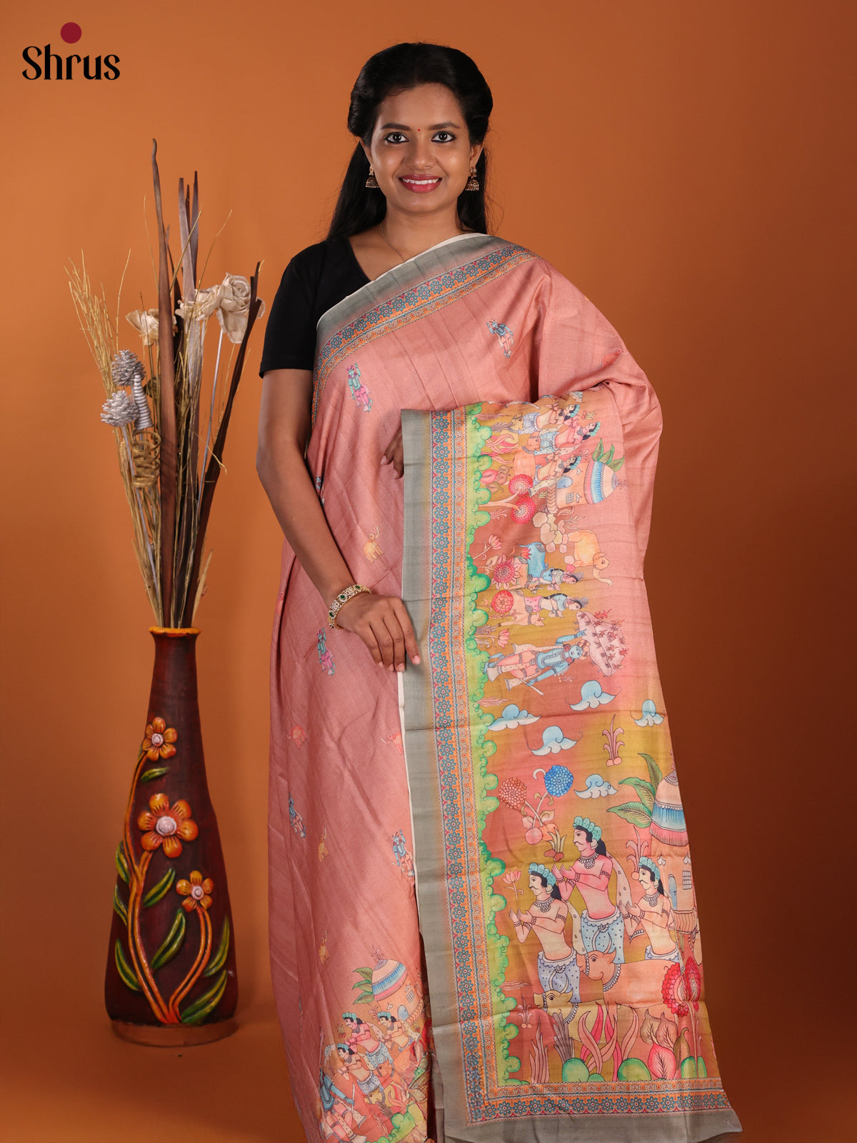 DJS18109 - Butter silk Saree