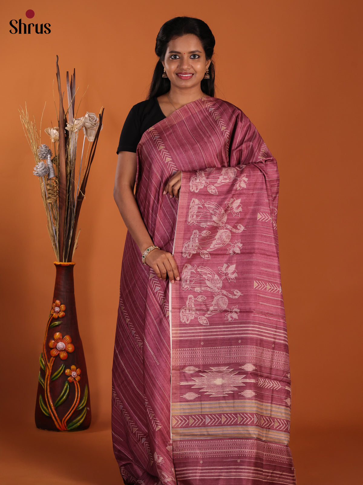 DJS18110 - Butter silk Saree