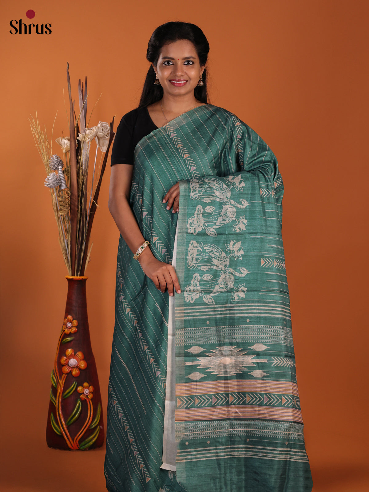DJS18113 - Butter silk Saree