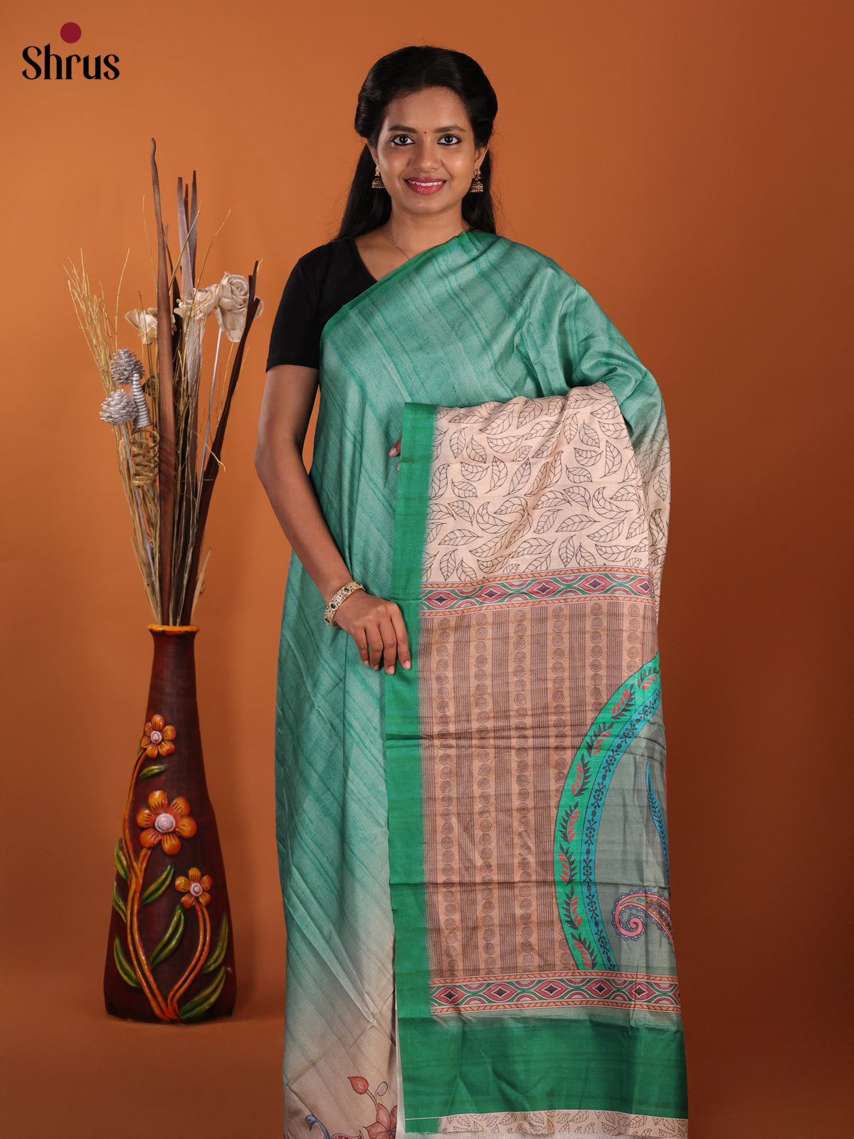 DJS18116 - Butter silk Saree