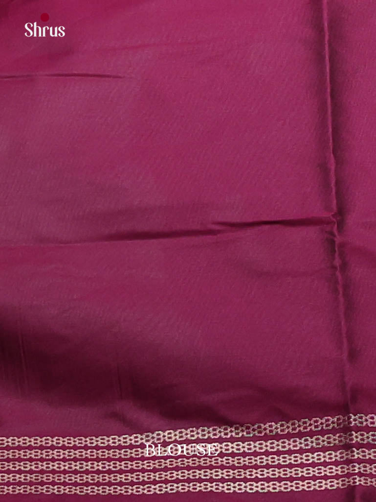 Wine - Semi Softsilk Saree