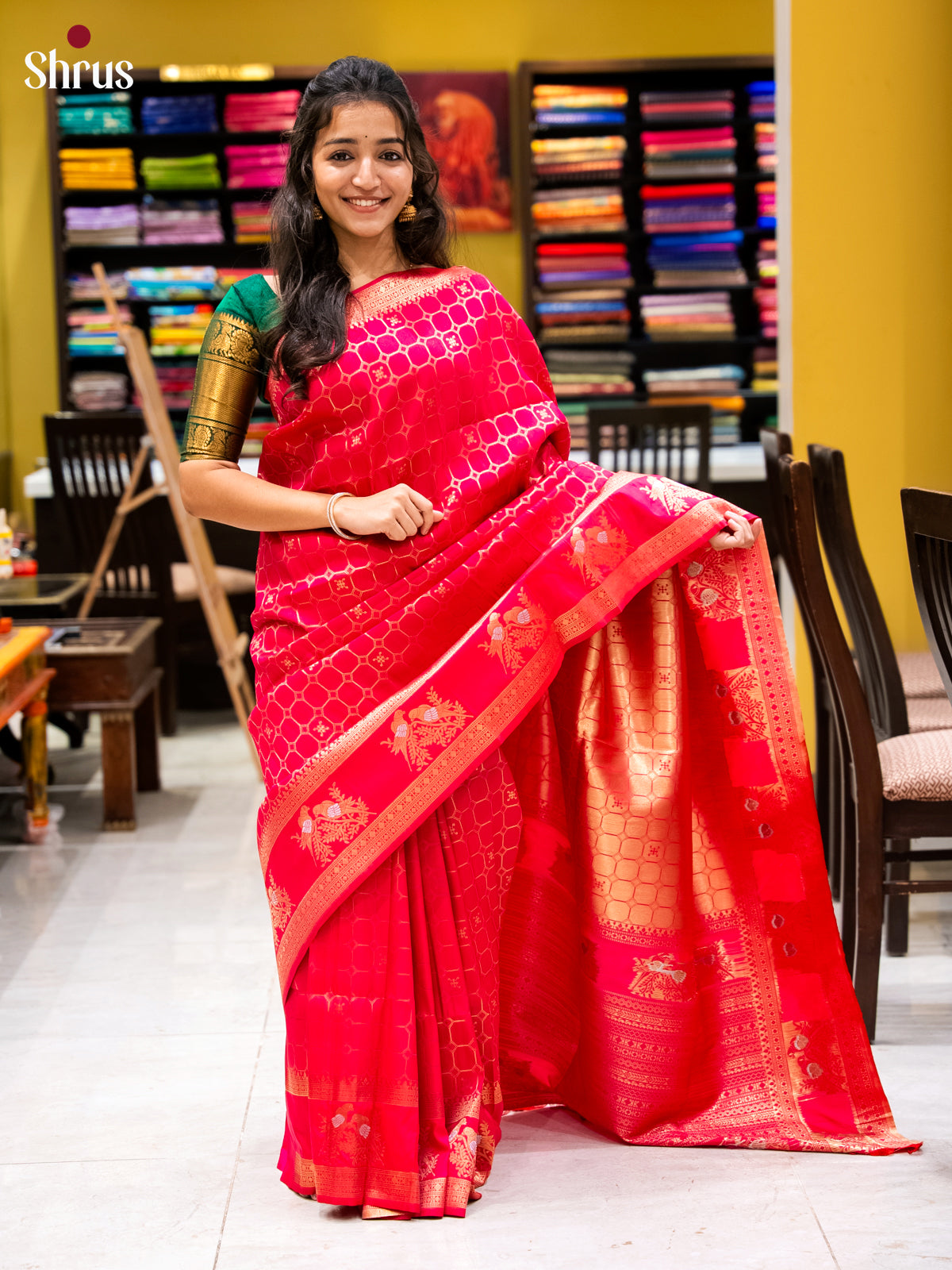 DJS22151 - Semi Softsilk Saree