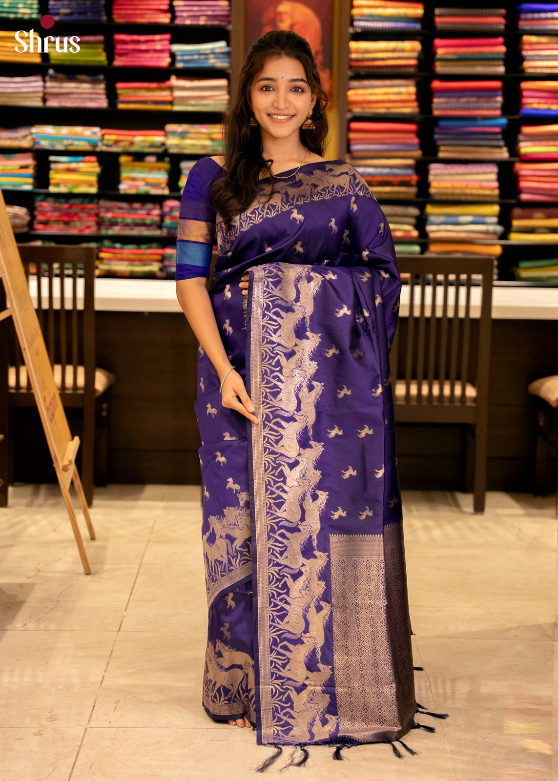 DJS22155 - Semi Softsilk Saree