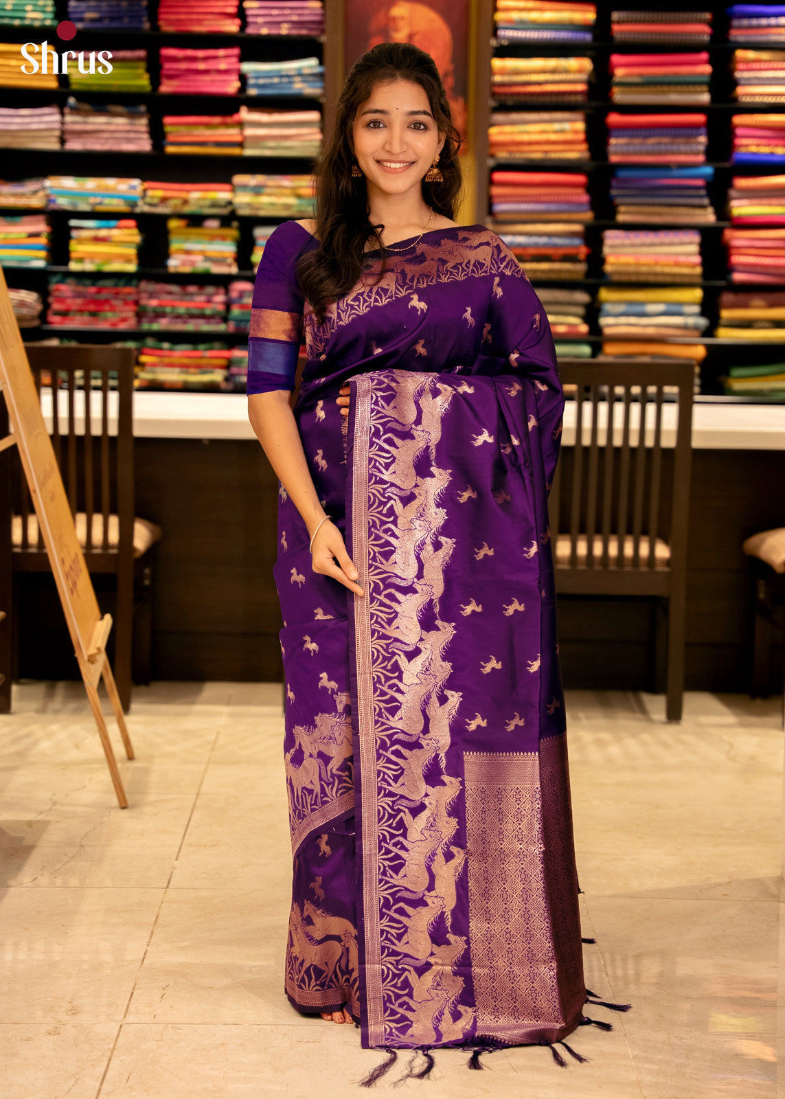 DJS22155 - Semi Softsilk Saree
