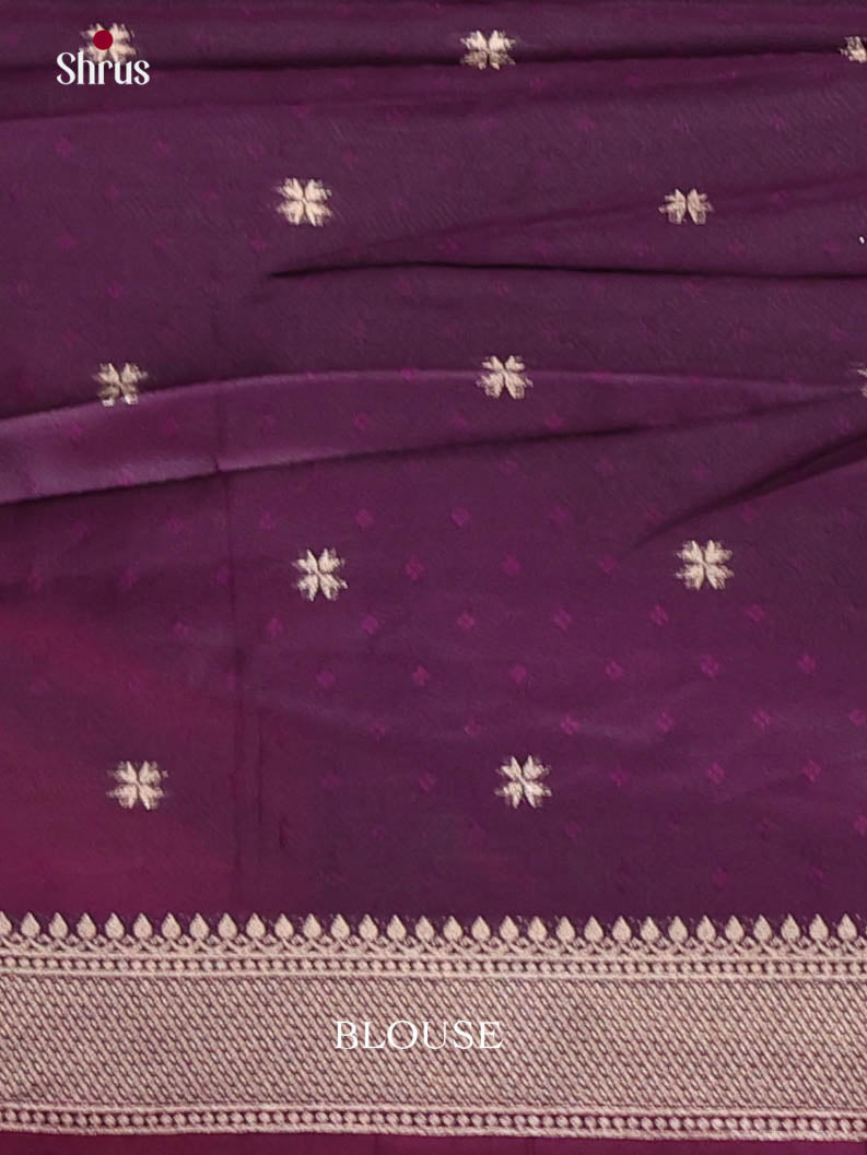 Violet - Semi Softsilk Saree