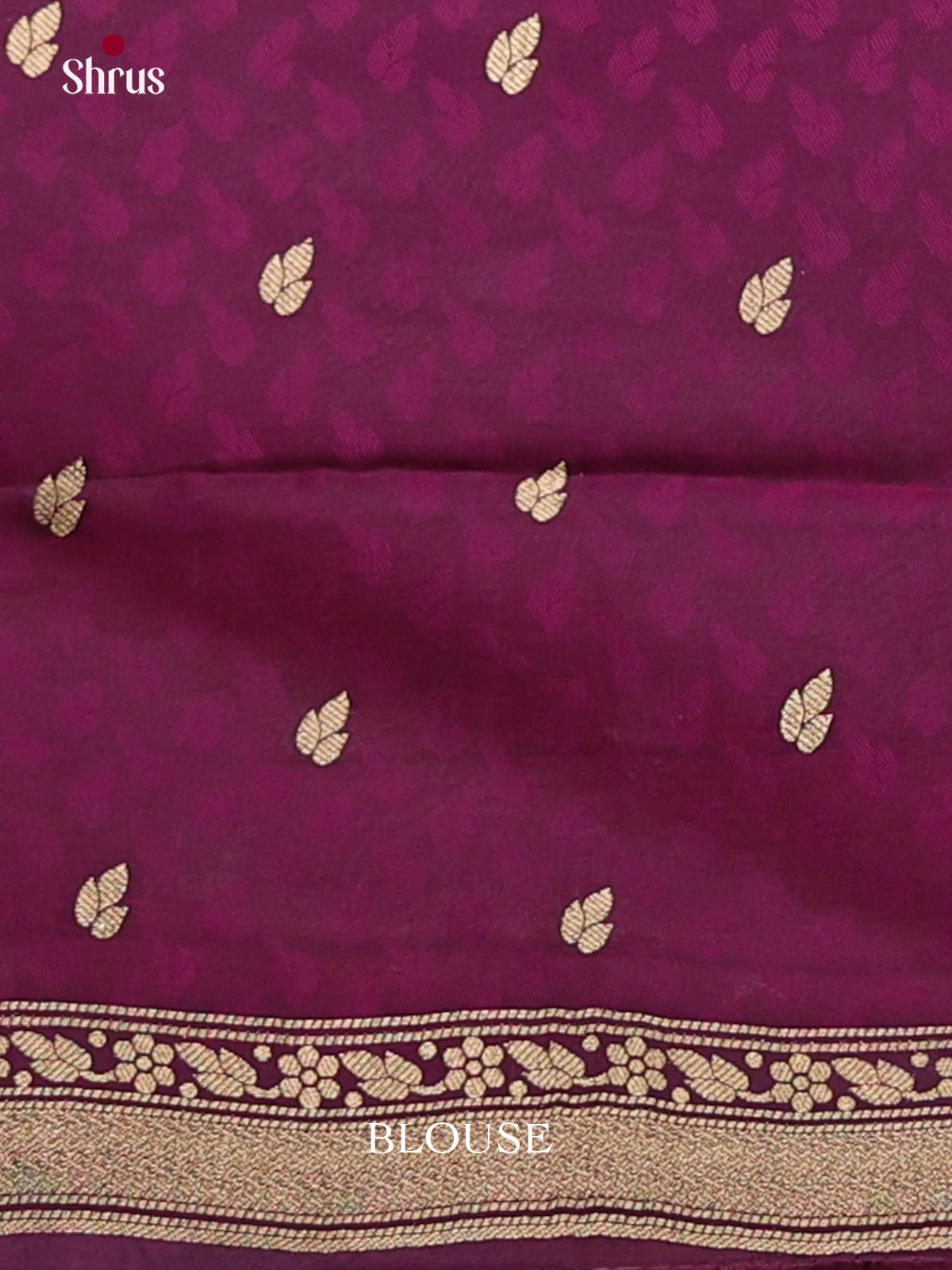 Dark Purple - Semi Softsilk Saree