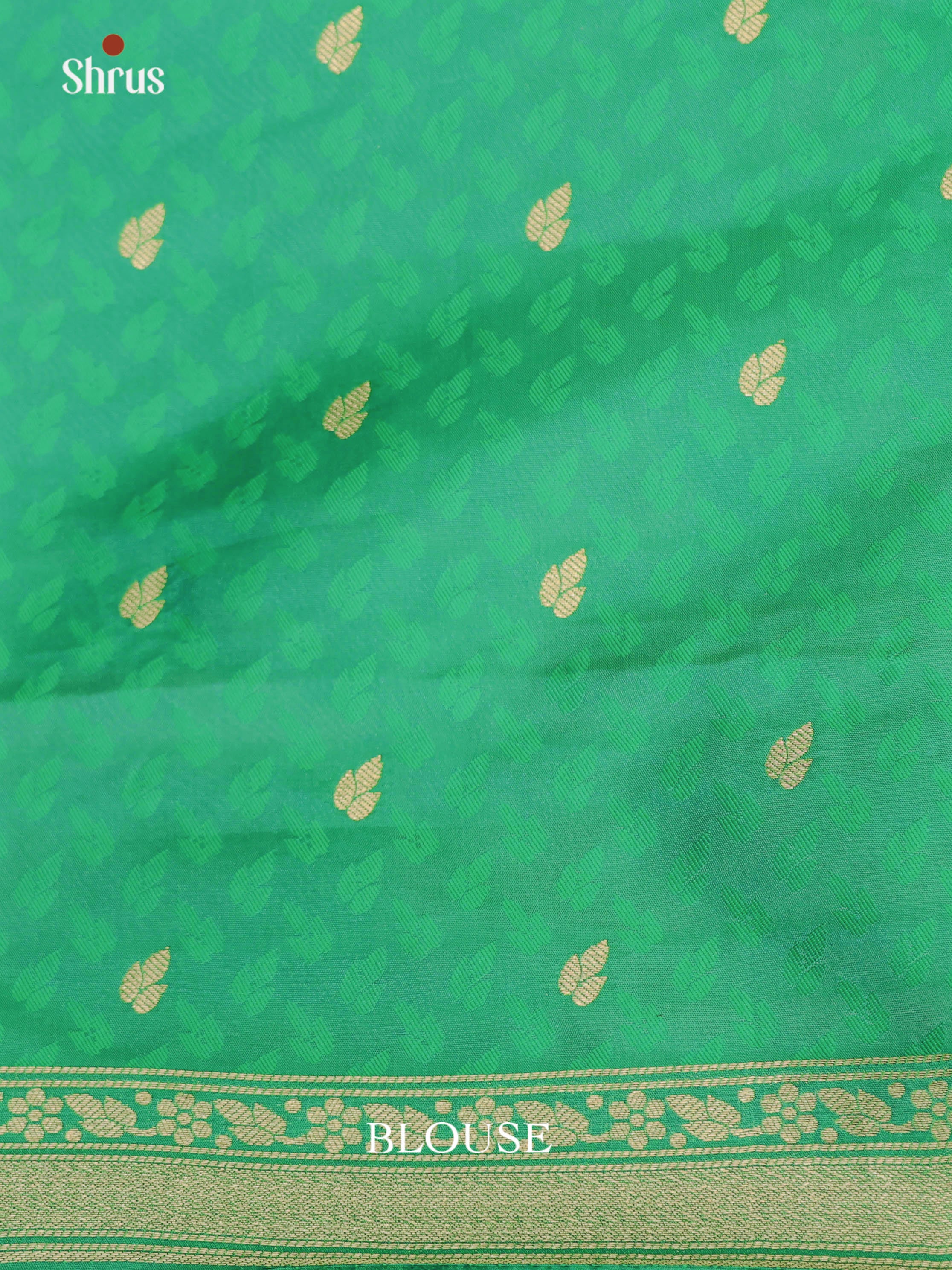 Green - Semi Softsilk Saree