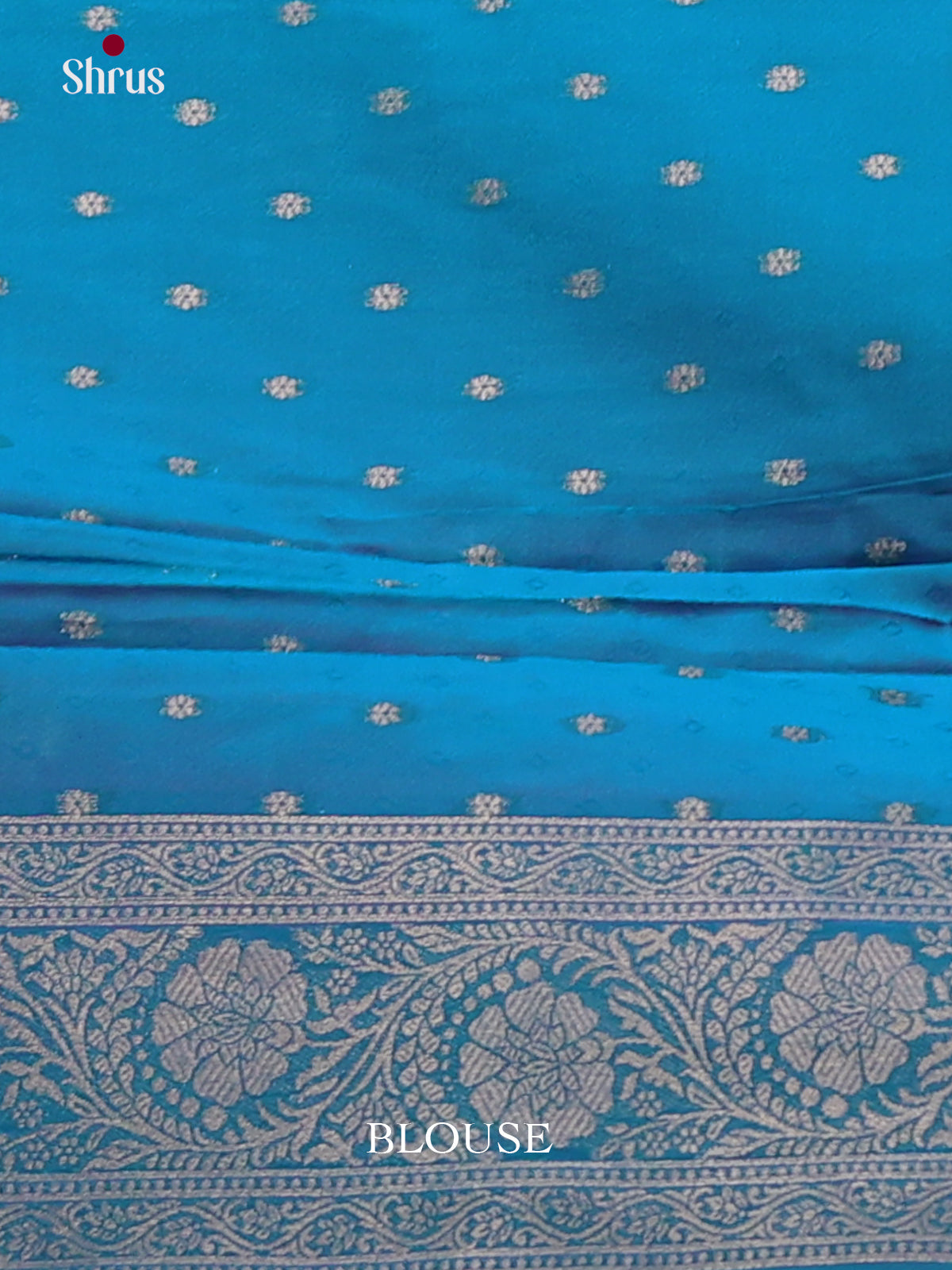 Blue- Semi Softsilk Saree