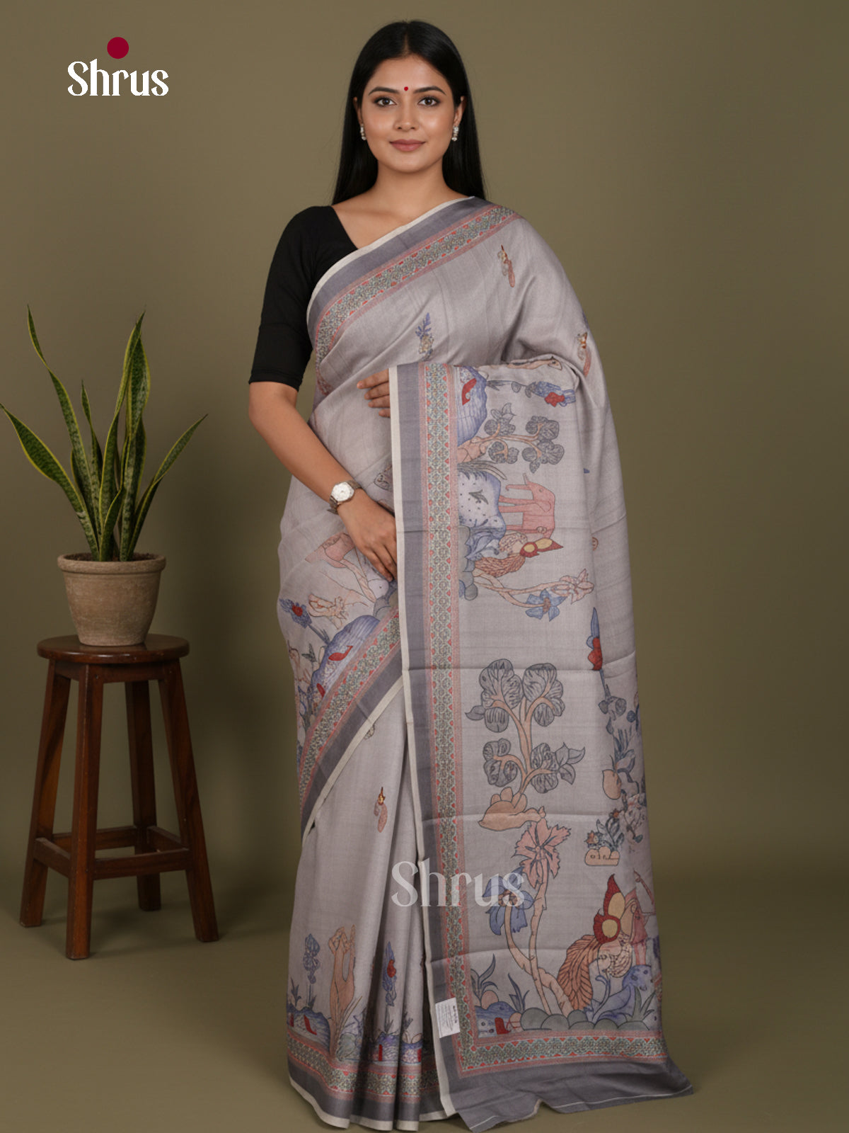 DJS22180 - Butter silk Saree