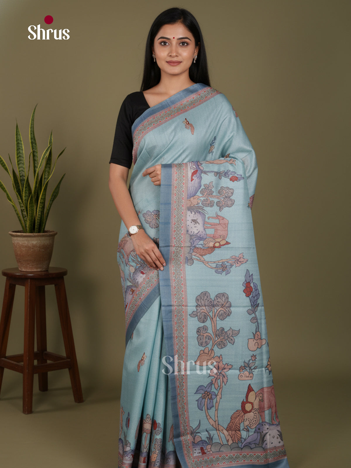 DJS22181 - Butter silk Saree