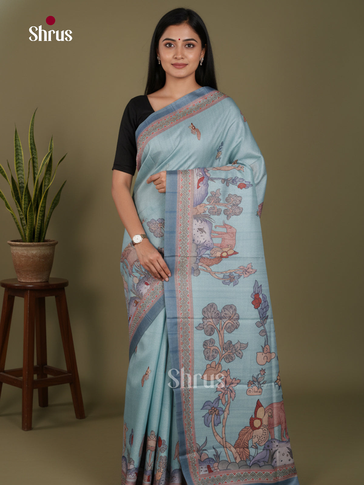DJS22181 - Butter silk Saree