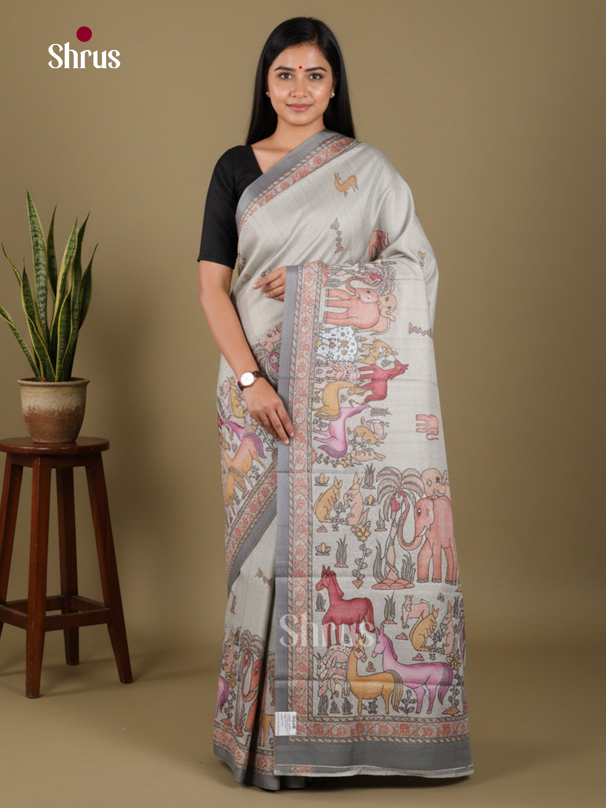 DJS22187 - Butter silk Saree