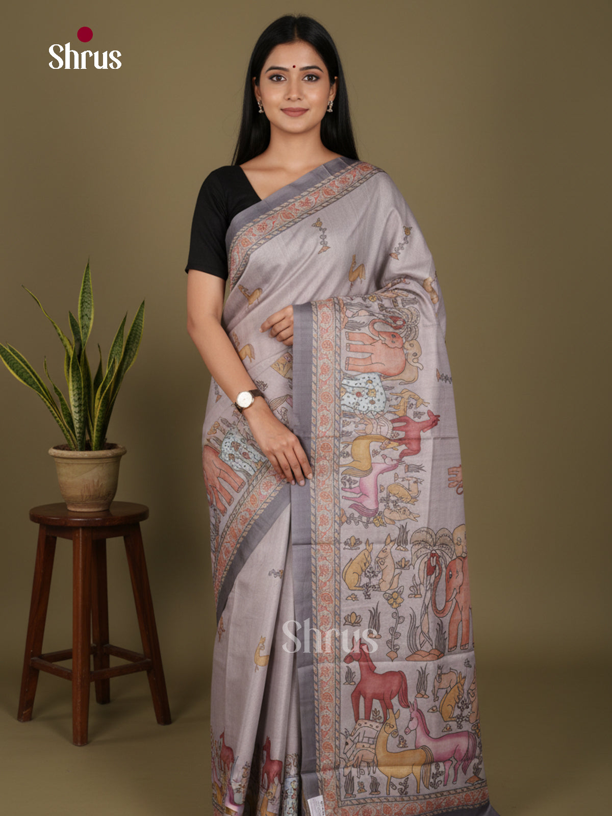 DJS22189 - Butter silk Saree