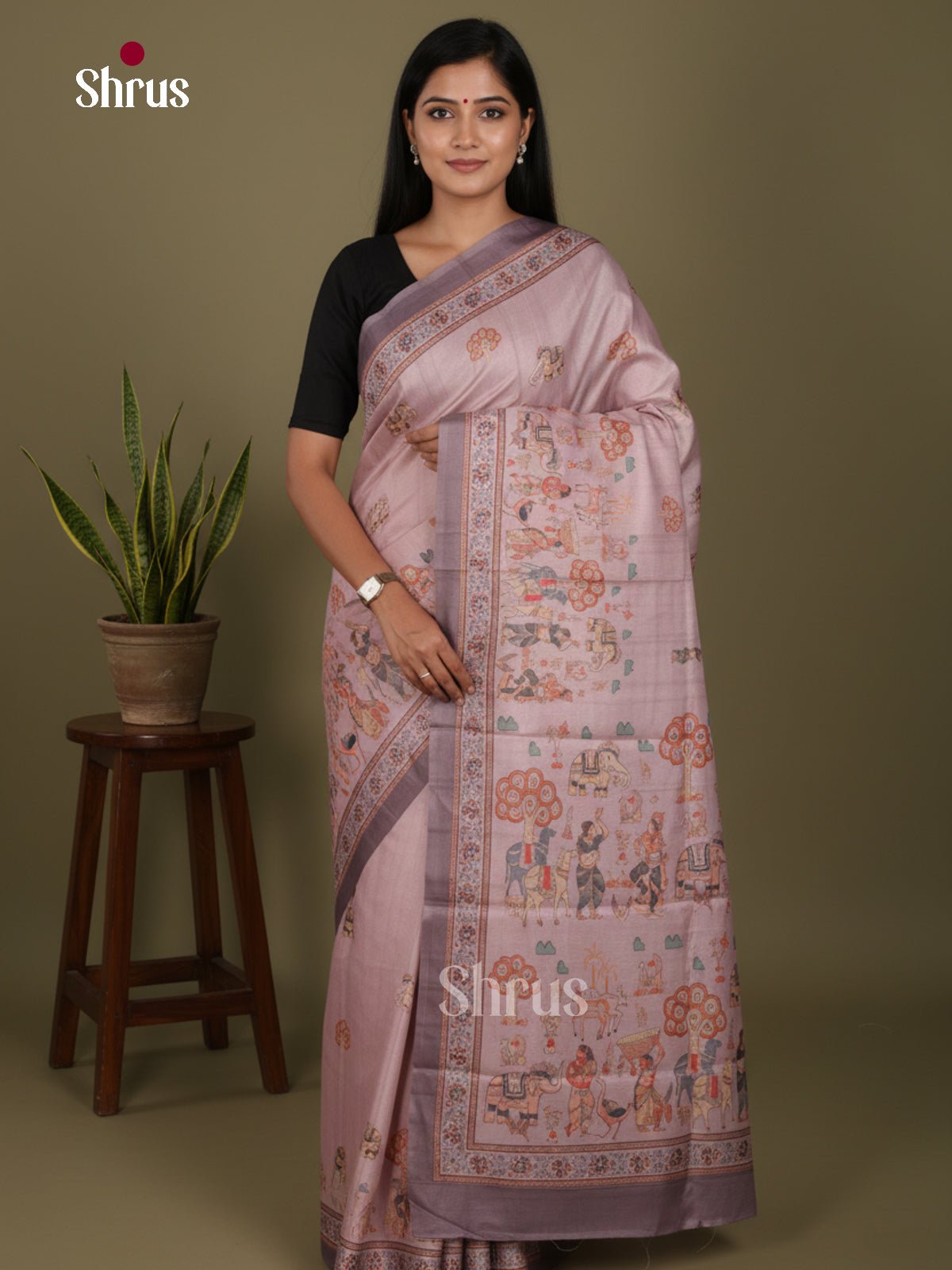 DJS22194 - Butter silk Saree