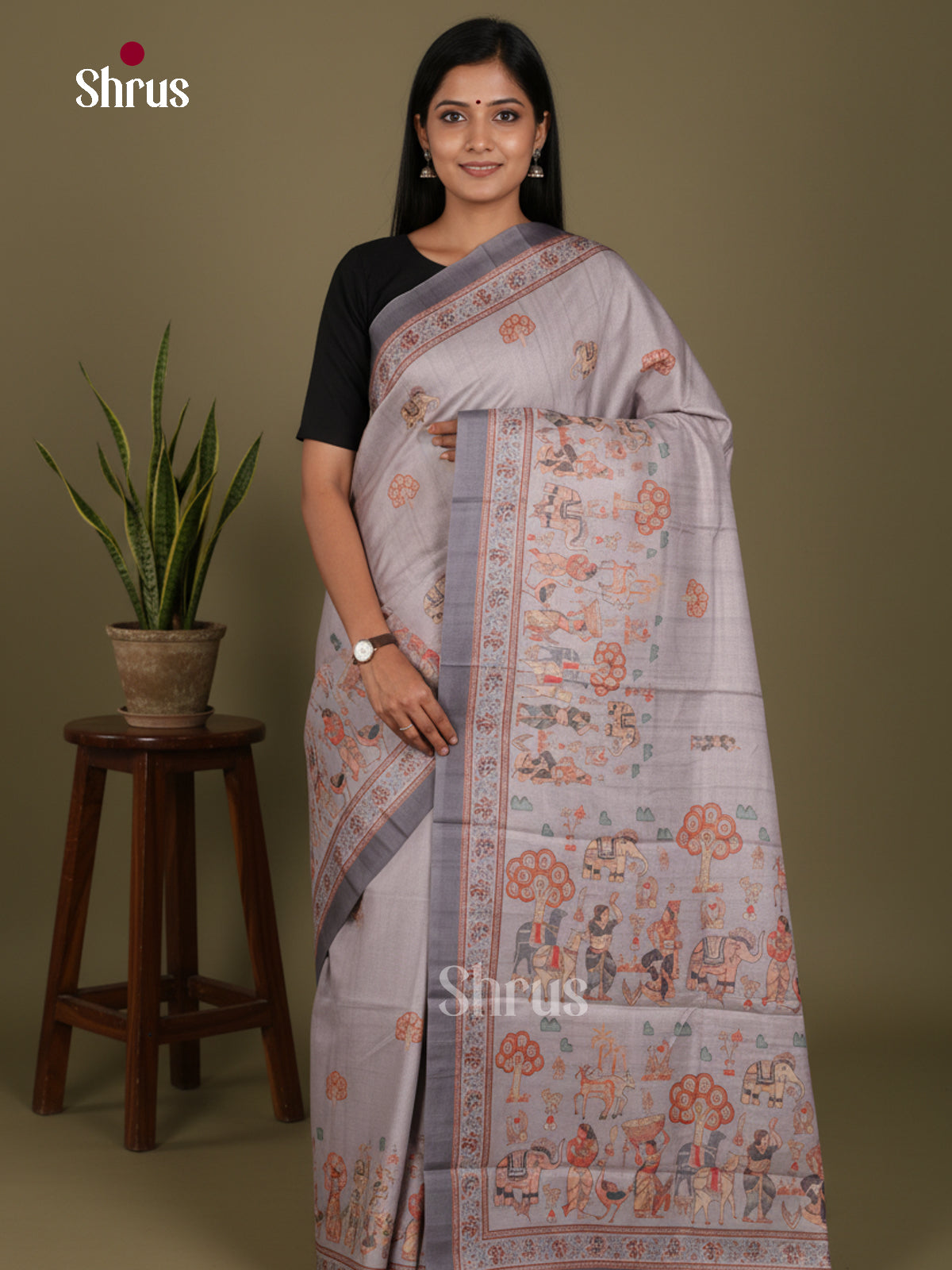 DJS22197 - Butter silk Saree