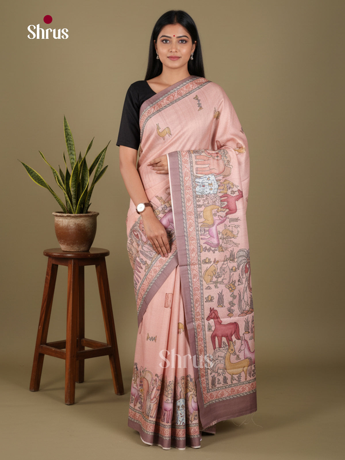 DJS22198 - Butter silk Saree
