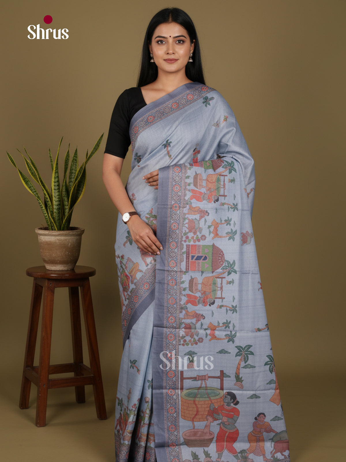 DJS22199 - Butter silk Saree