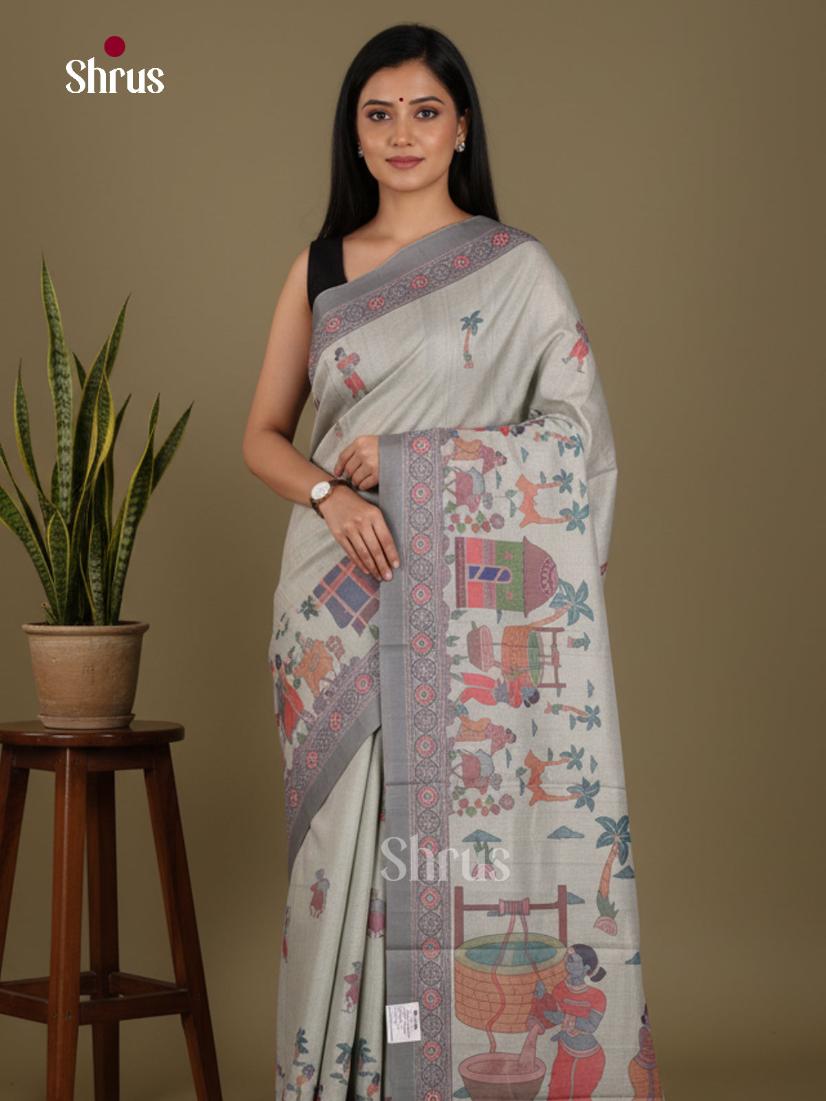 DJS22203 - Butter silk Saree