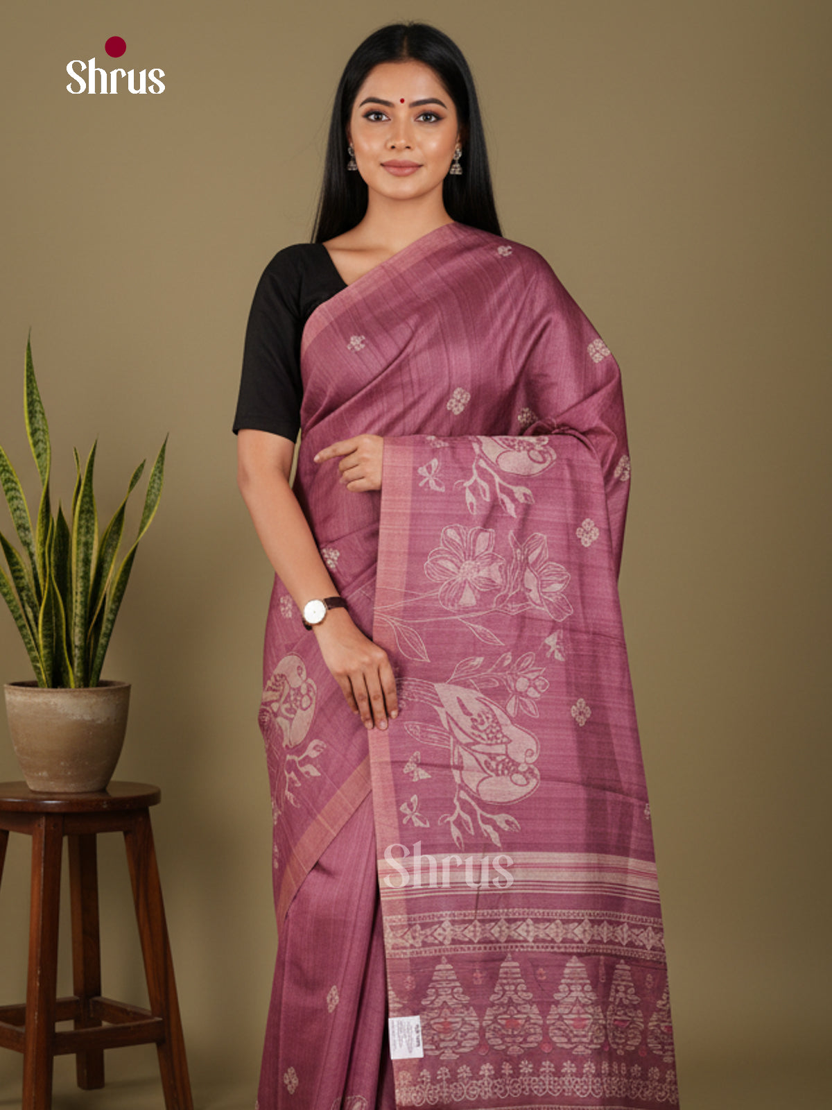 DJS22216 - Butter silk Saree