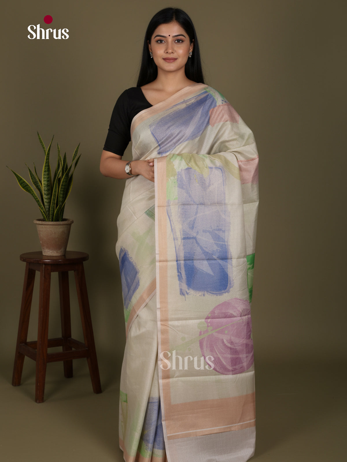 DJS22229 - Butter silk Saree