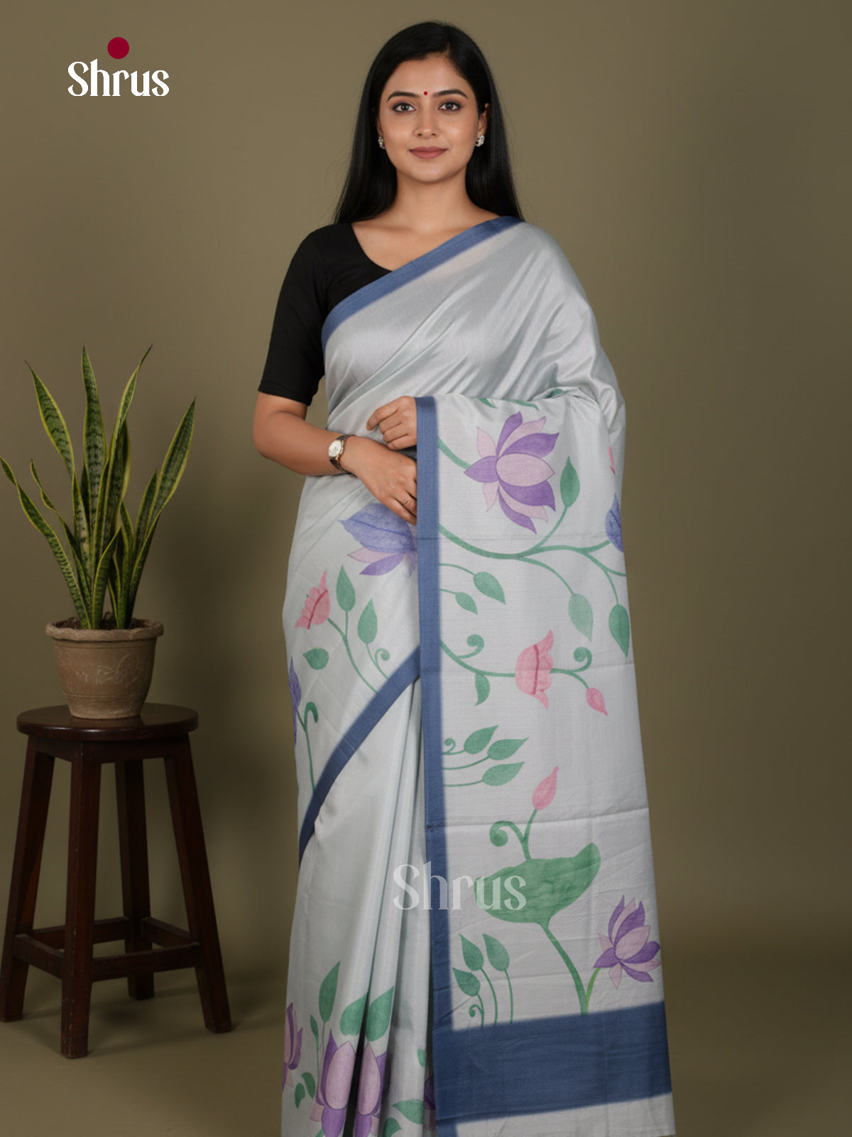 DJS22238 - Butter silk Saree