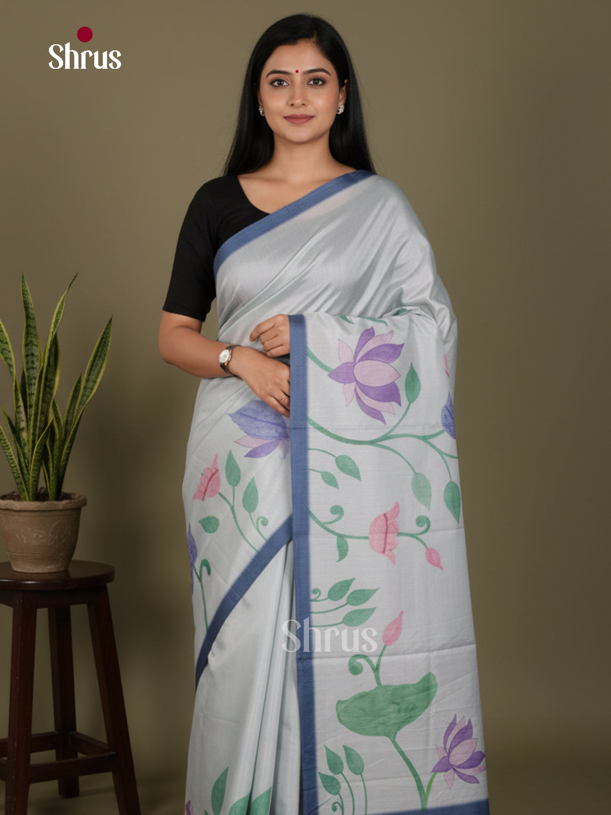 DJS22238 - Butter silk Saree