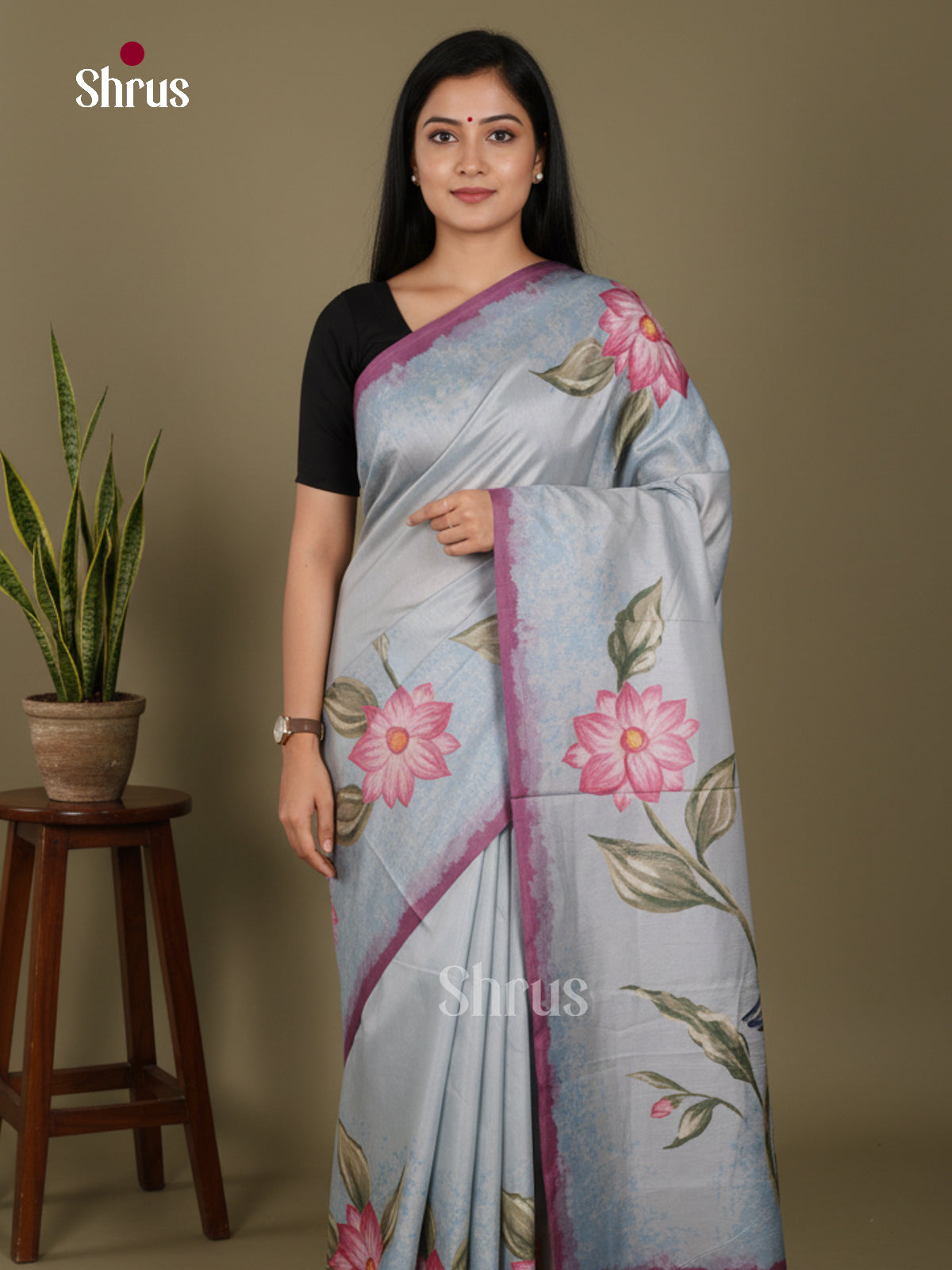 DJS22245 - Butter silk Saree