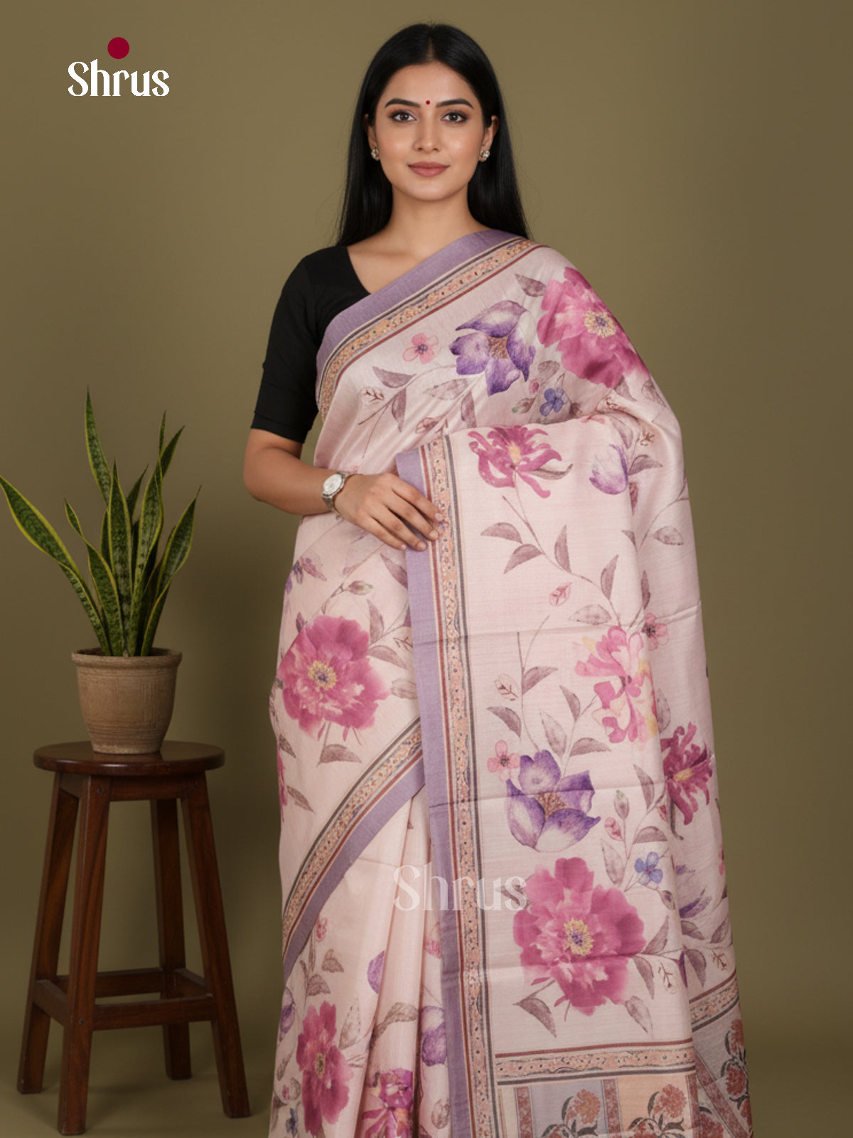 DJS22247 - Butter silk Saree