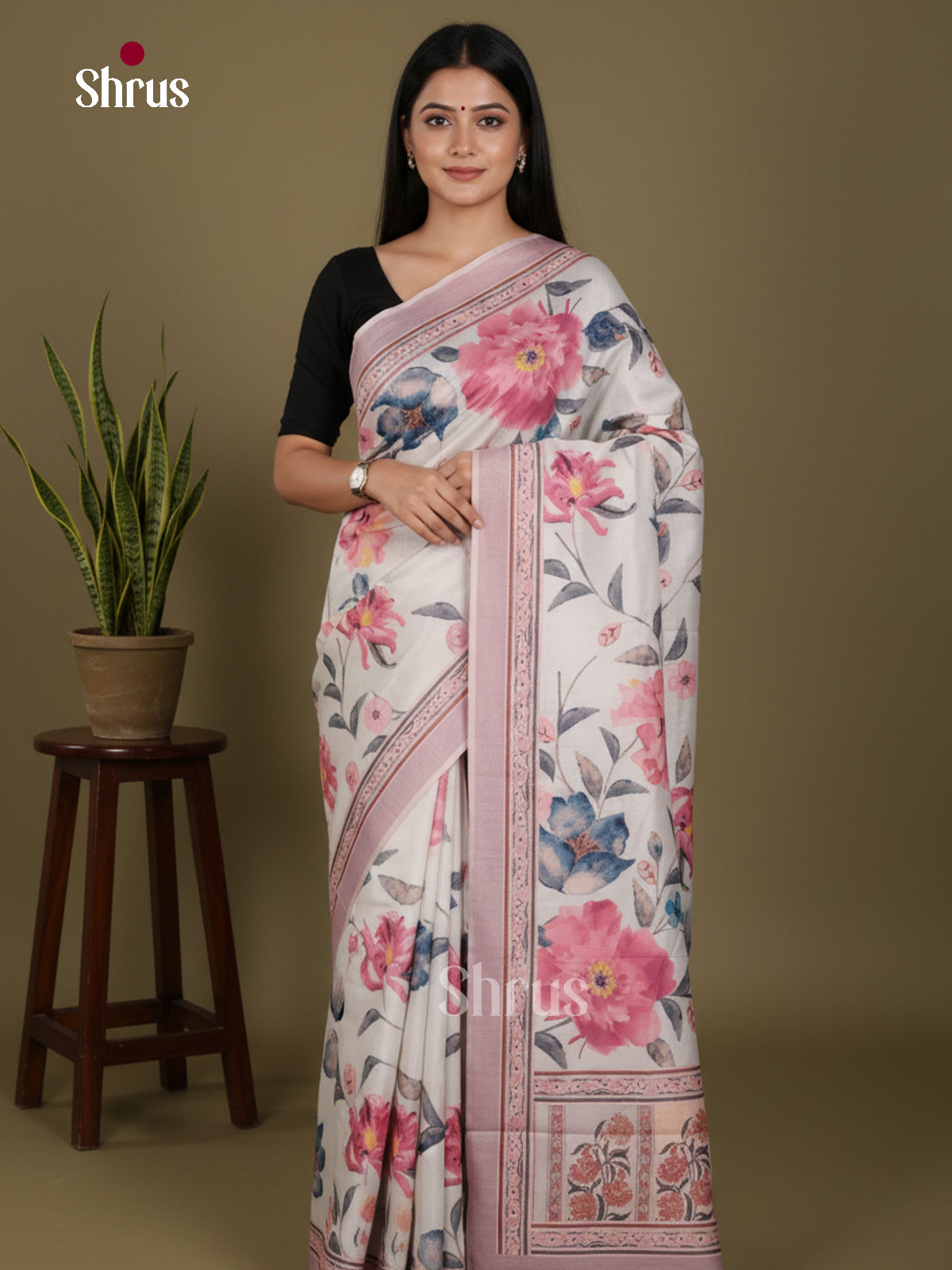 DJS22248 - Butter silk Saree