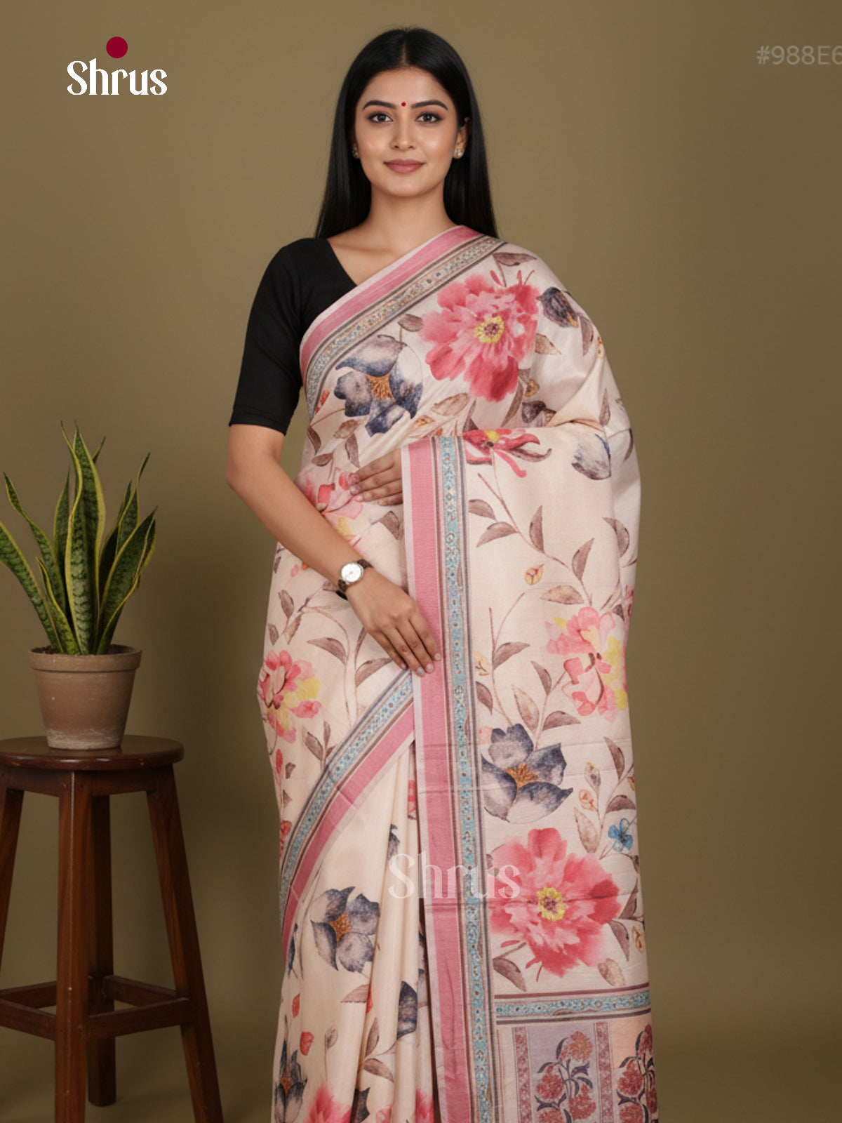 DJS22249 - Butter silk Saree